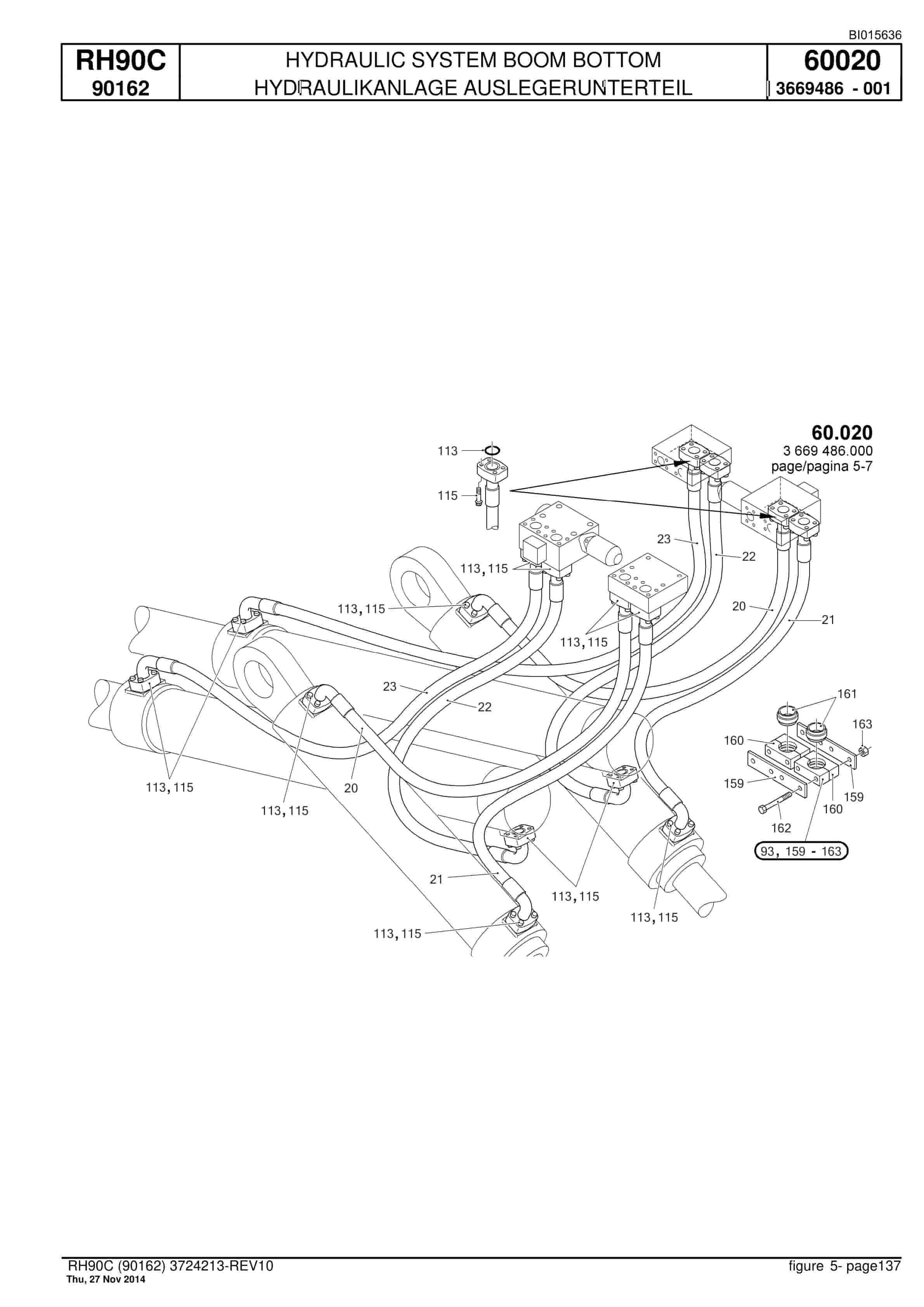 Caterpillar 6018 FS Hydraulic Shovel Spare Parts Manual BI015636-4