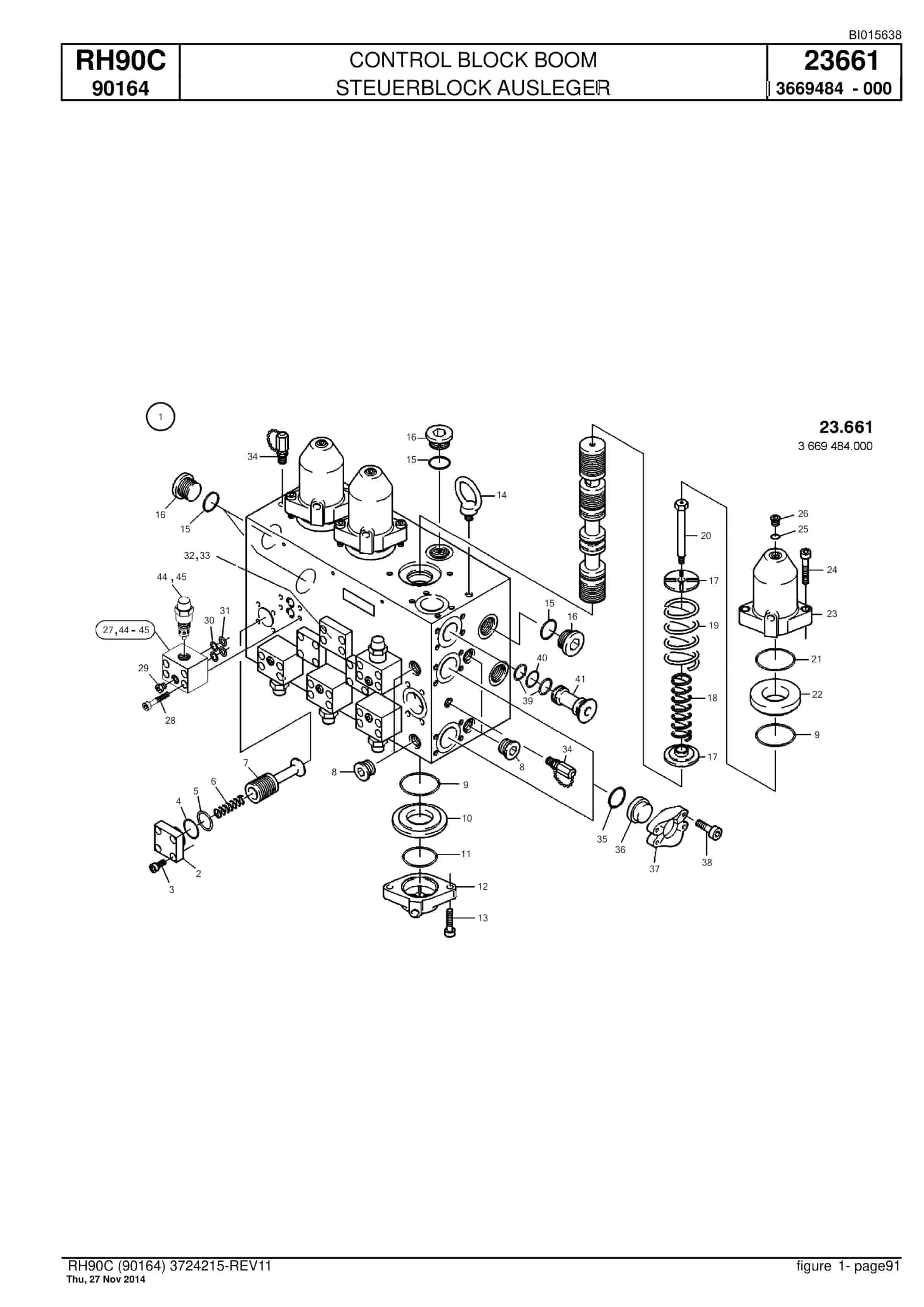 Caterpillar 6018 FS Hydraulic Shovel Spare Parts Manual BI015638-2
