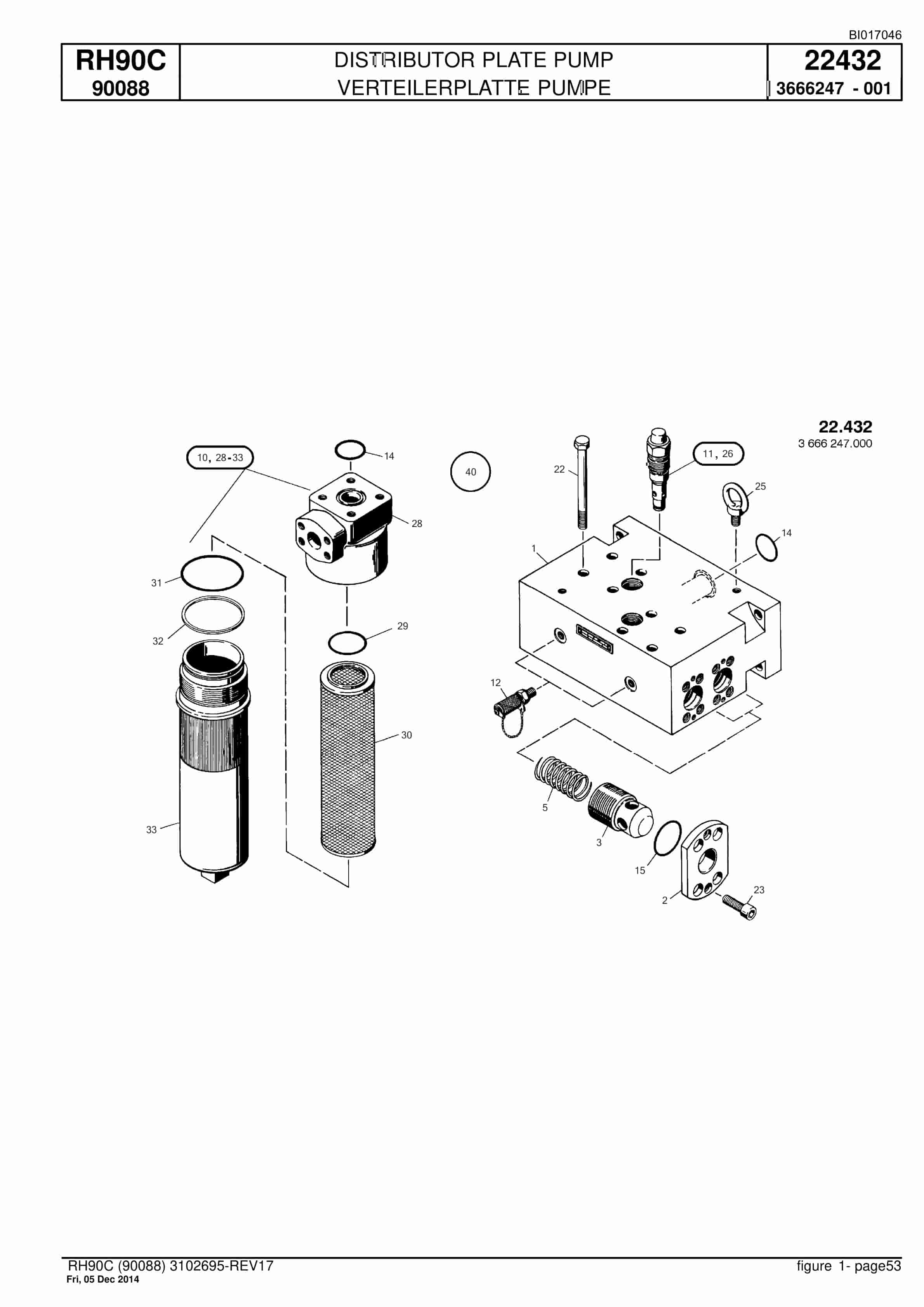 Caterpillar 6018 FS Hydraulic Shovel Spare Parts Manual BI017046-2