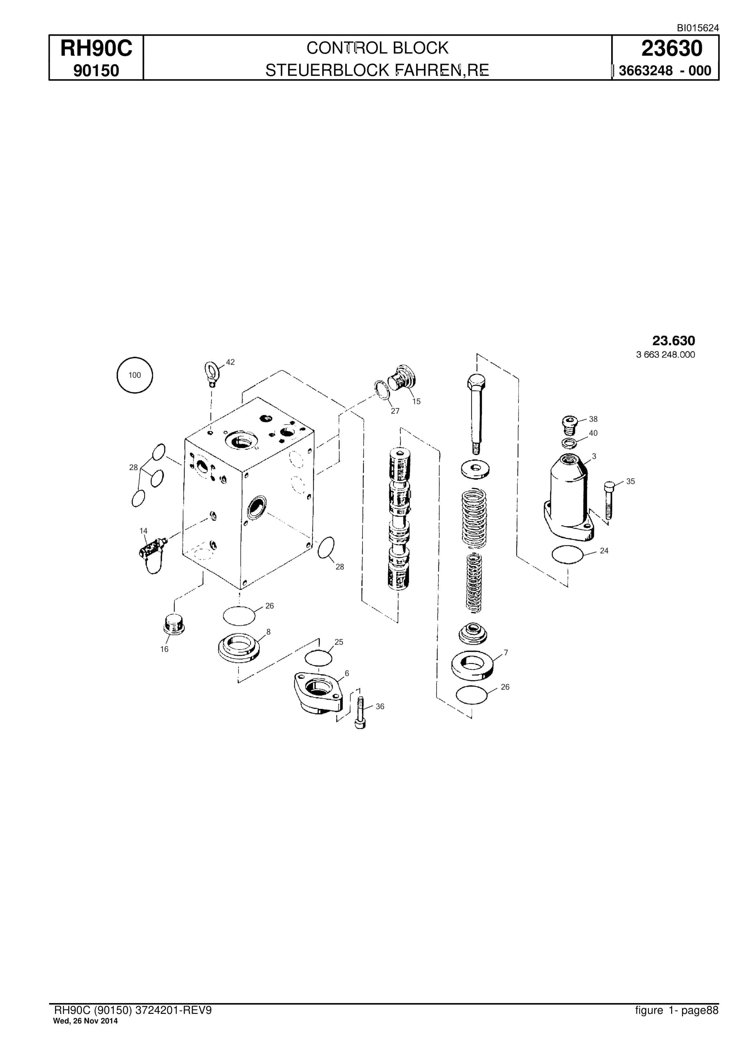 Caterpillar 6018 Hydraulic Shovel Spare Parts Manual BI015624-2
