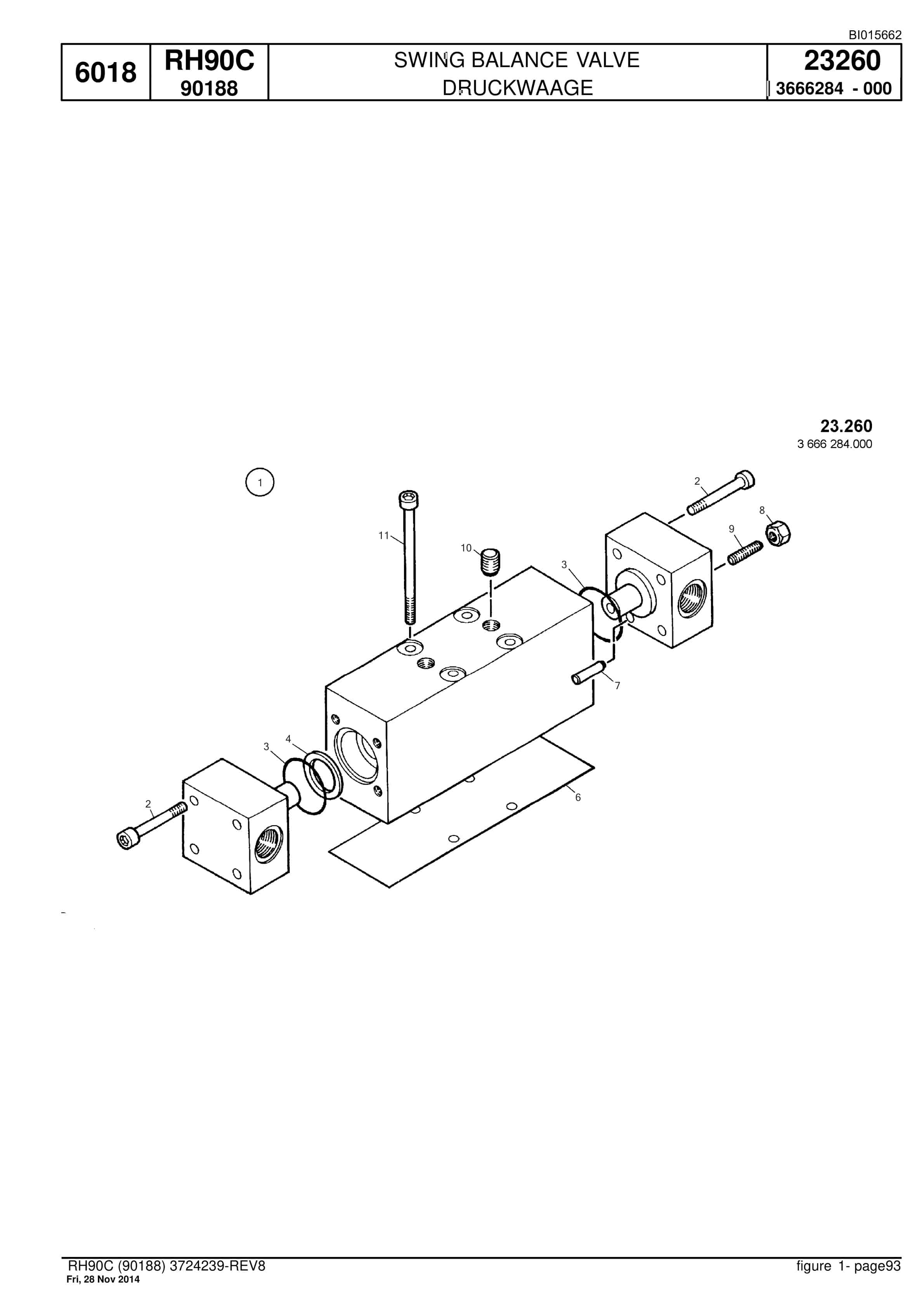 Caterpillar 6018 Hydraulic Shovel Spare Parts Manual BI015662-2