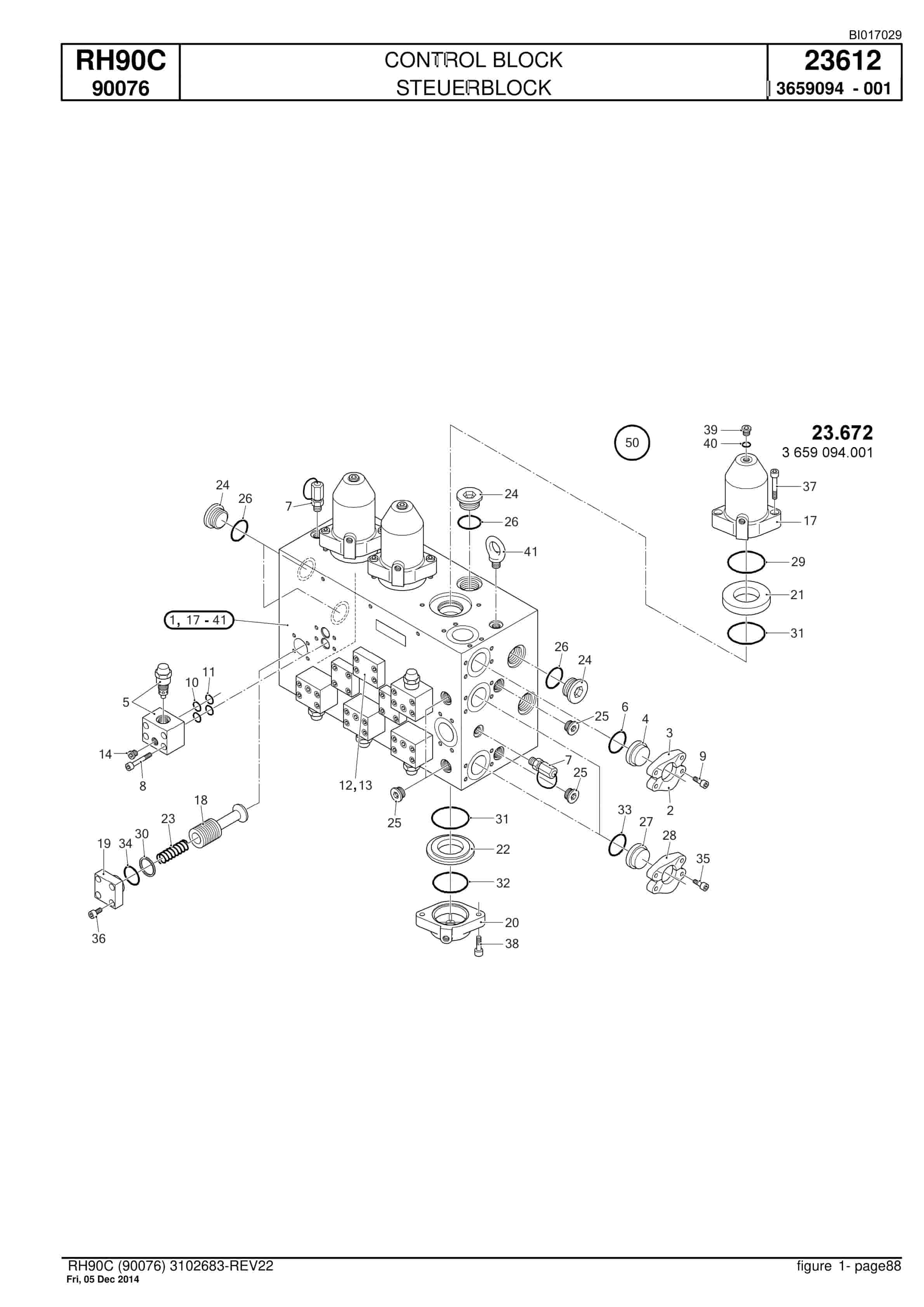 Caterpillar 6018 Hydraulic Shovel Spare Parts Manual BI017029-2