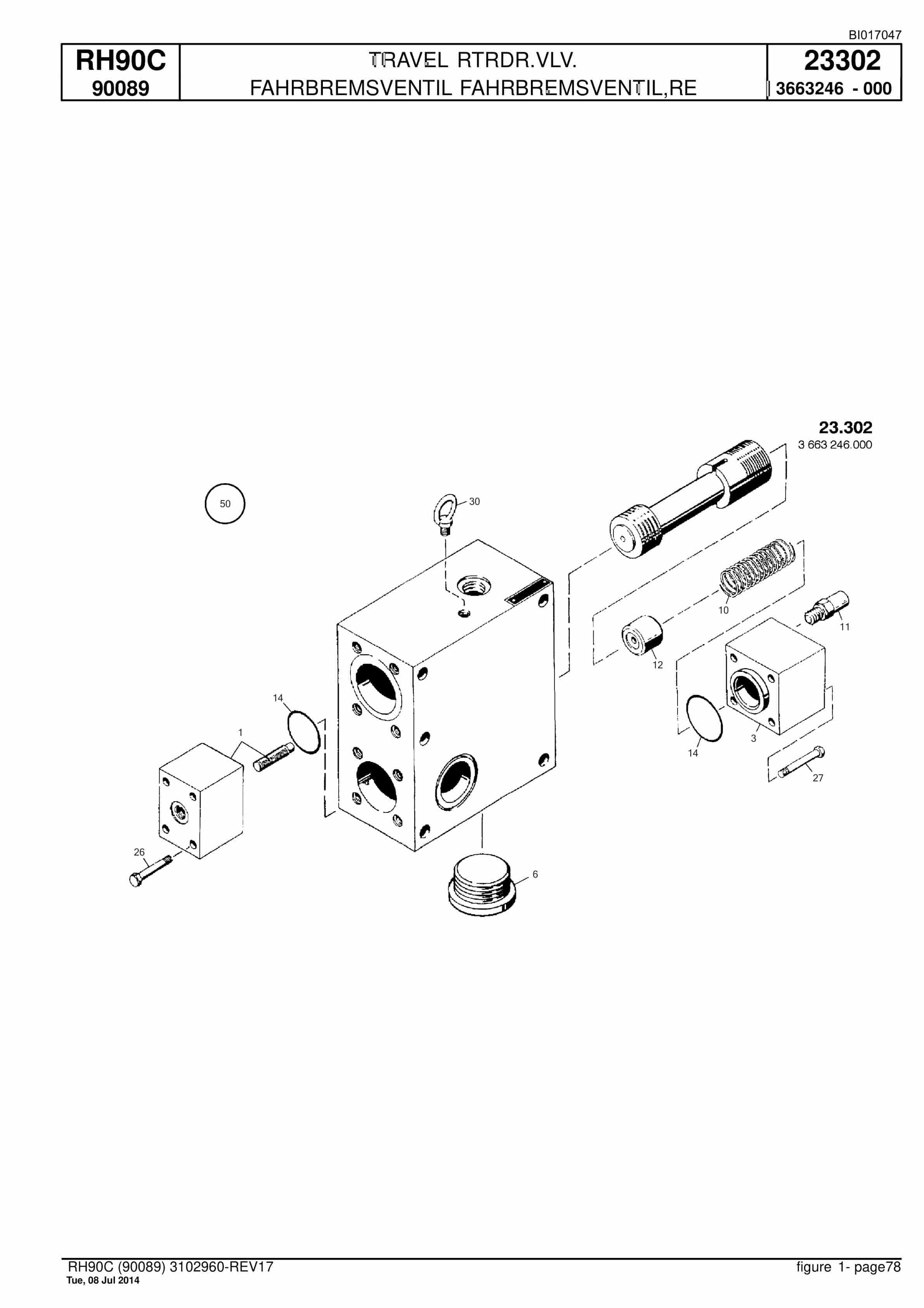 Caterpillar 6018 Hydraulic Shovel Spare Parts Manual BI017047-2