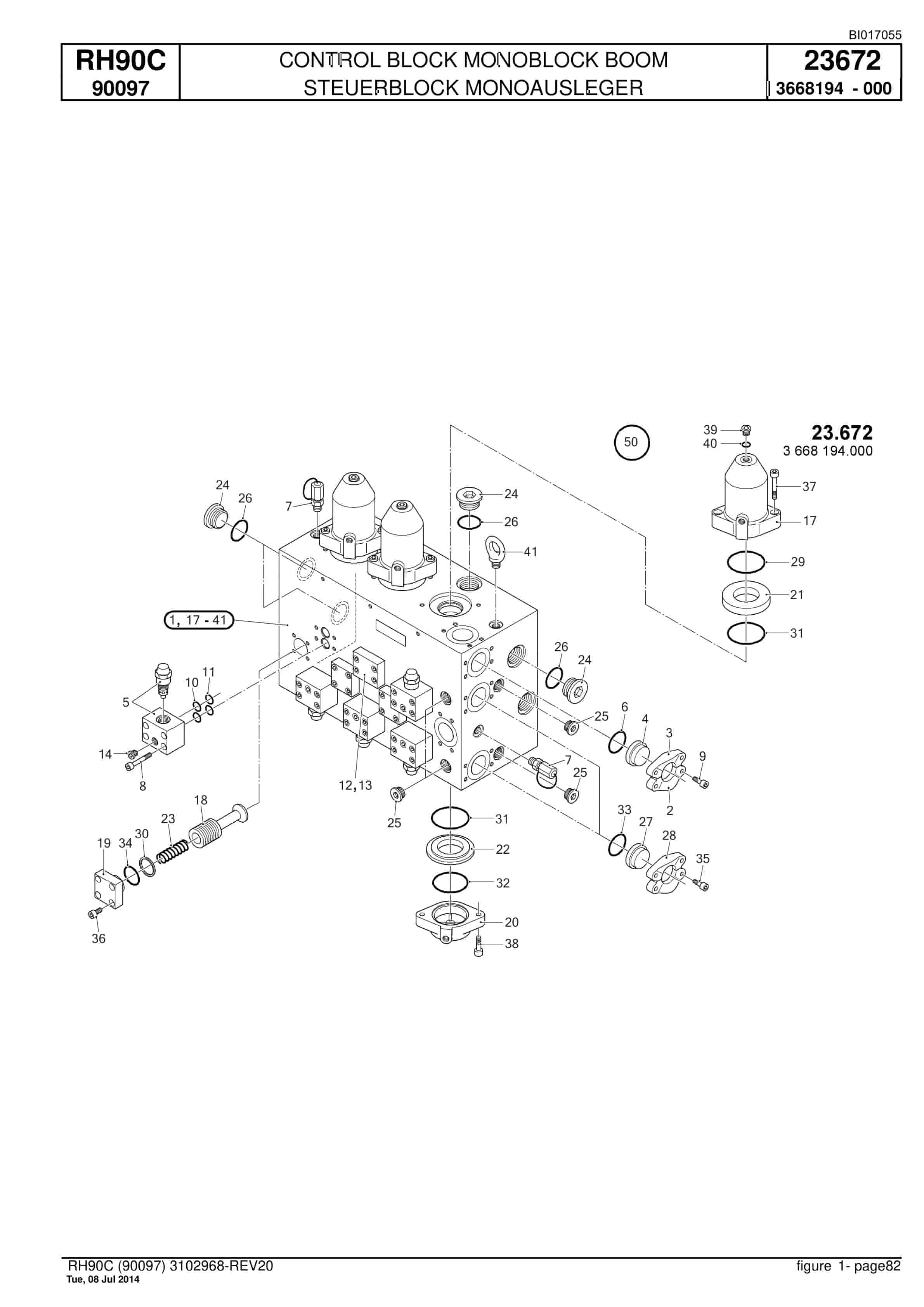 Caterpillar 6018 Hydraulic Shovel Spare Parts Manual BI017055-2
