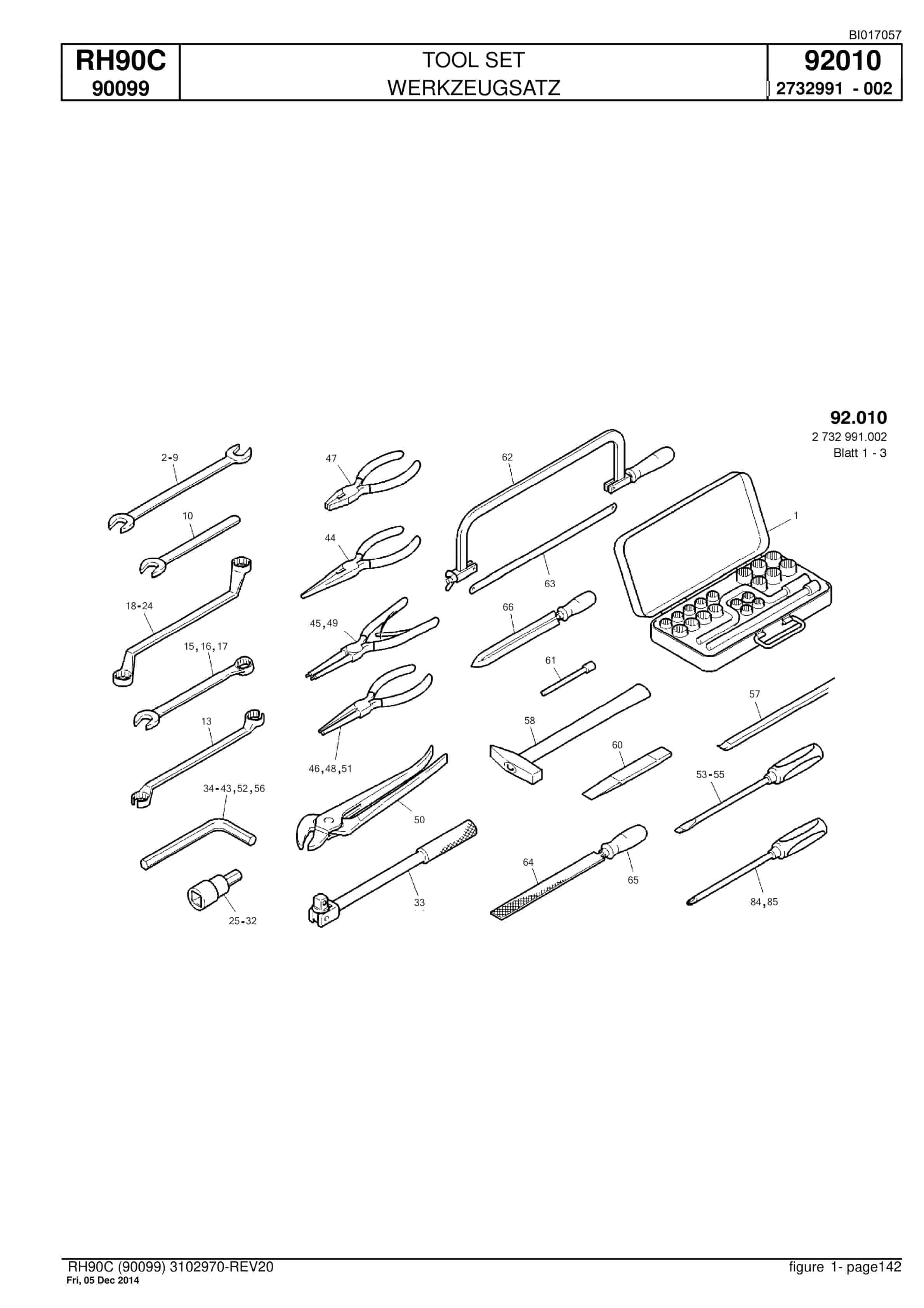 Caterpillar 6018 Hydraulic Shovel Spare Parts Manual BI017057-5