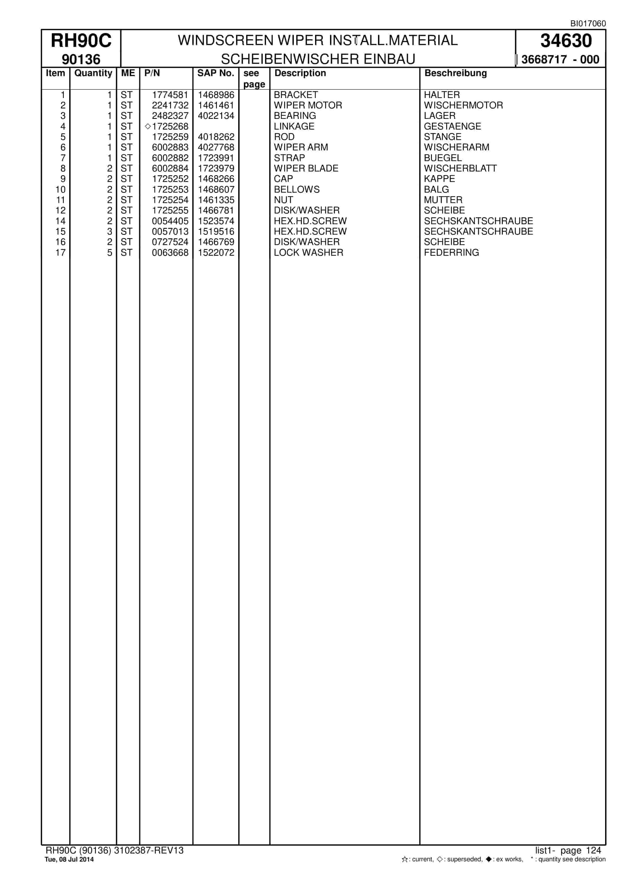Caterpillar 6018 Hydraulic Shovel Spare Parts Manual BI017060-3
