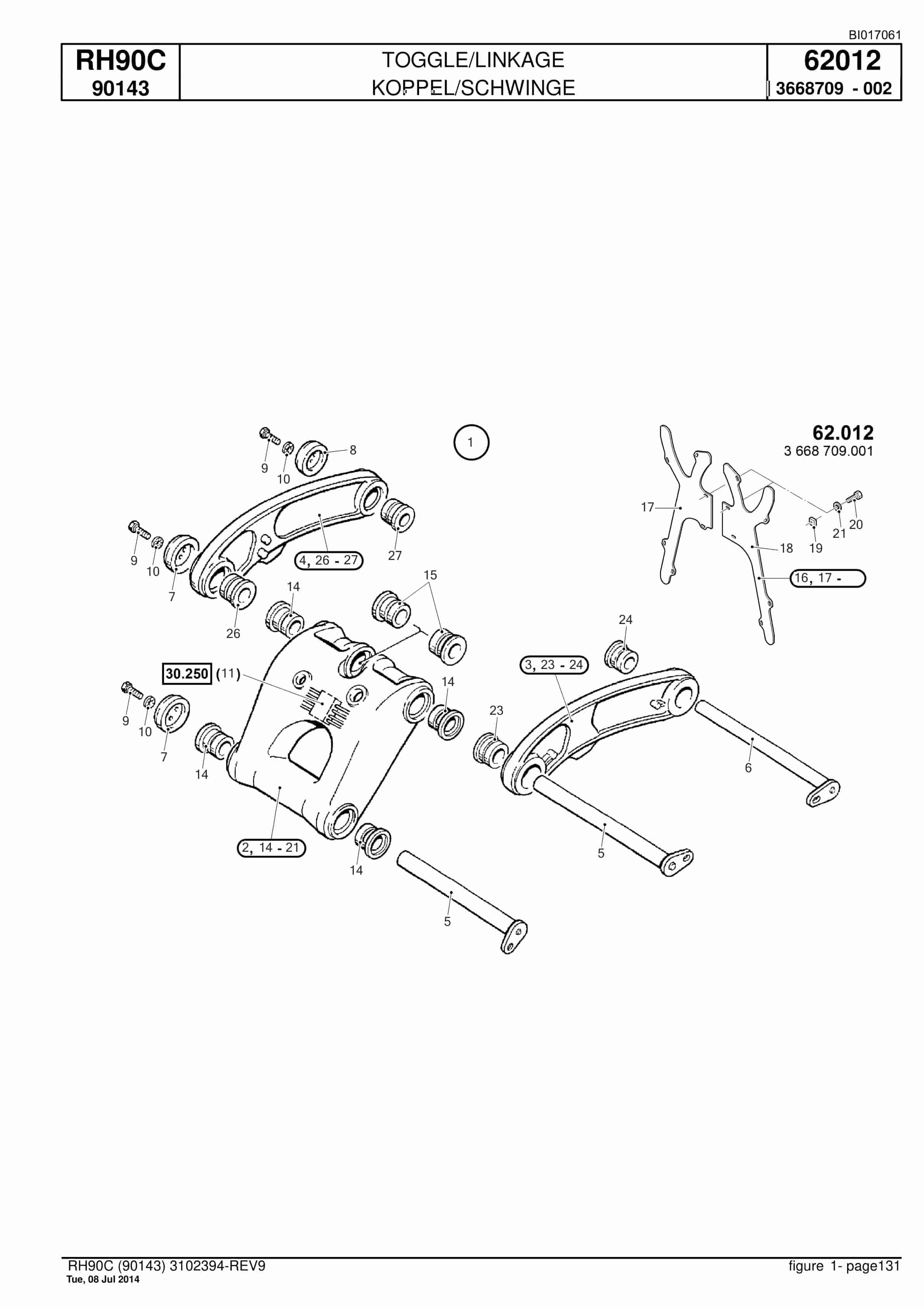 Caterpillar 6018 Hydraulic Shovel Spare Parts Manual BI017061-4