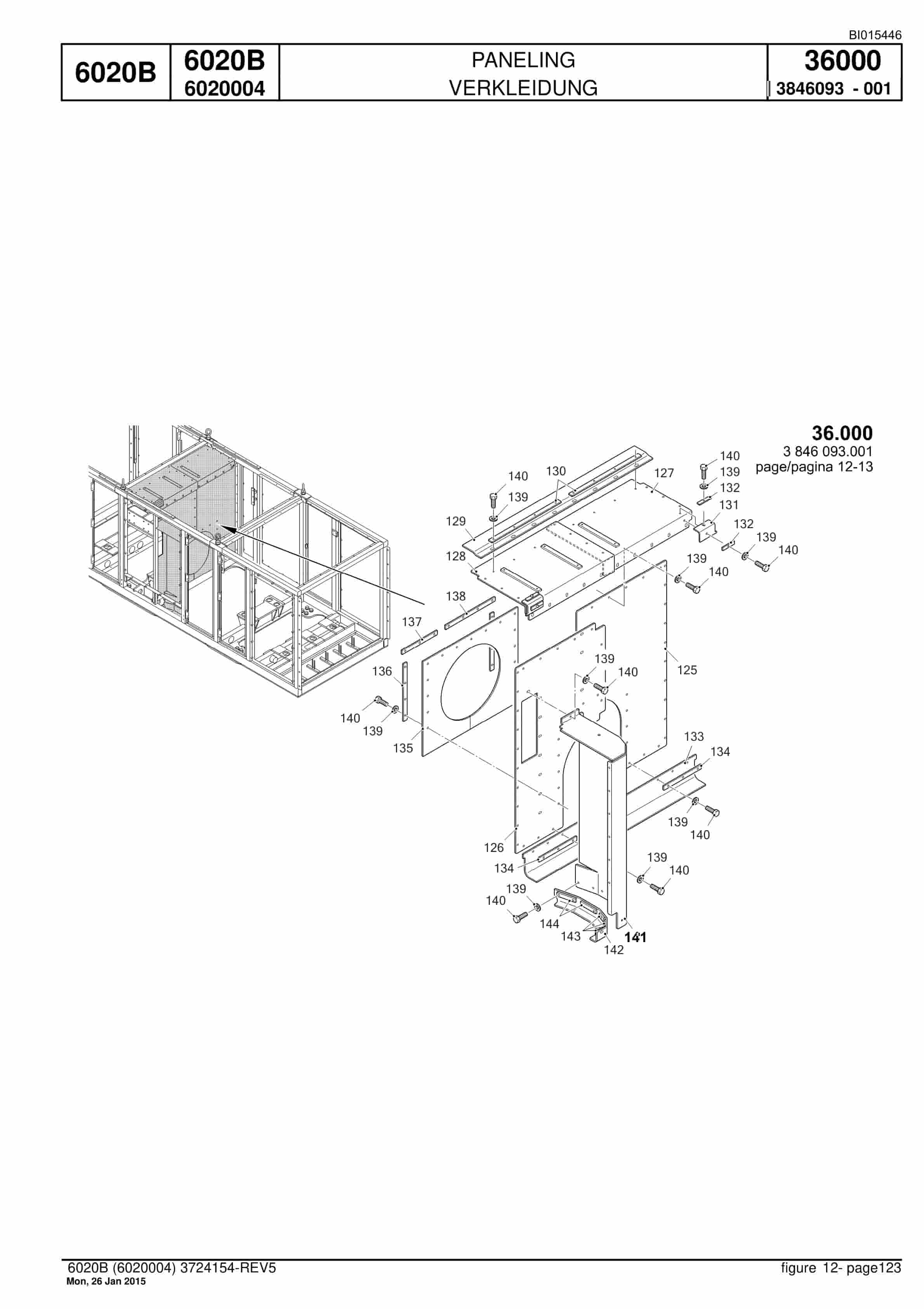 Caterpillar 6020B Hydraulic Shovel Spare Parts Manual BI015446-4