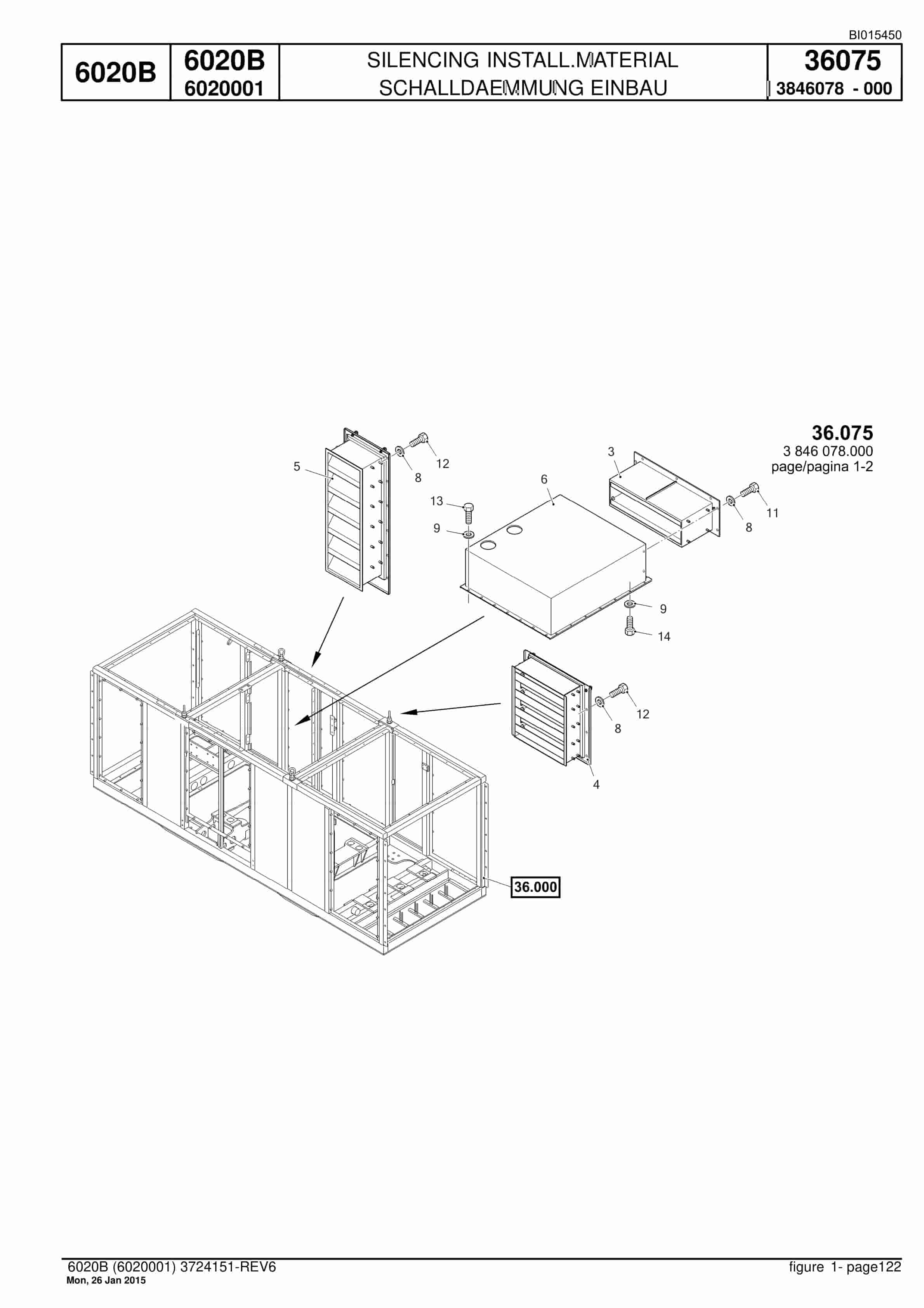 Caterpillar 6020B Hydraulic Shovel Spare Parts Manual BI015450-4