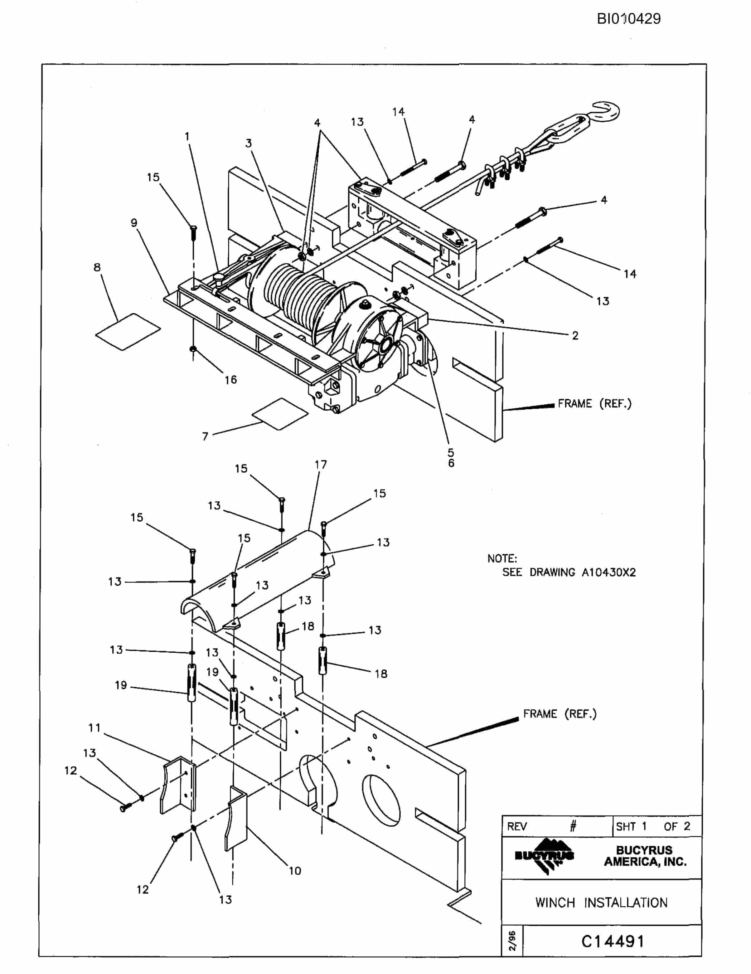 Caterpillar 602AX90 Parts Manual BI010429-3