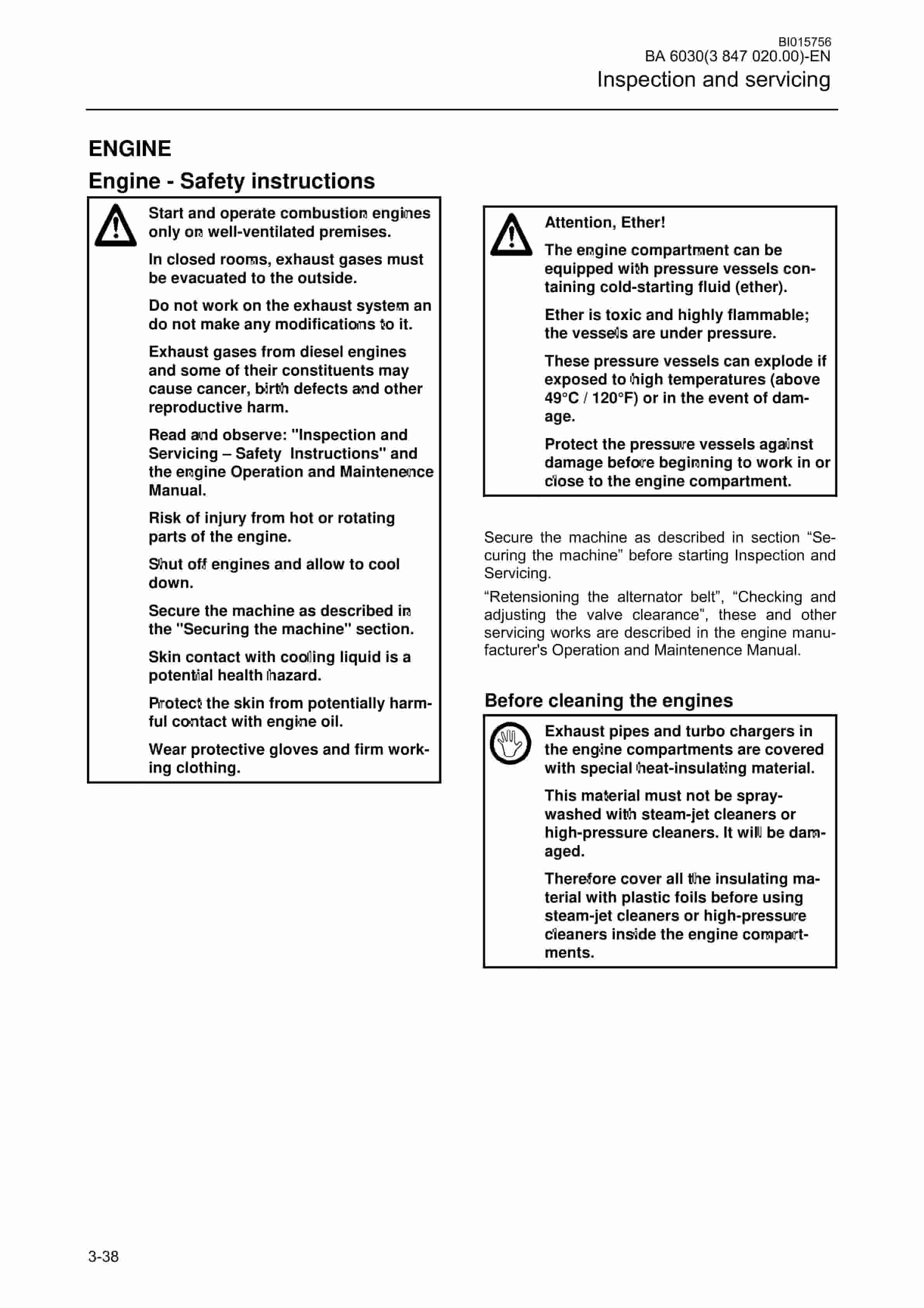 Caterpillar 6030, 6030FS Hydraulic Shovel Operation And Maintenance Manual BI015756-2