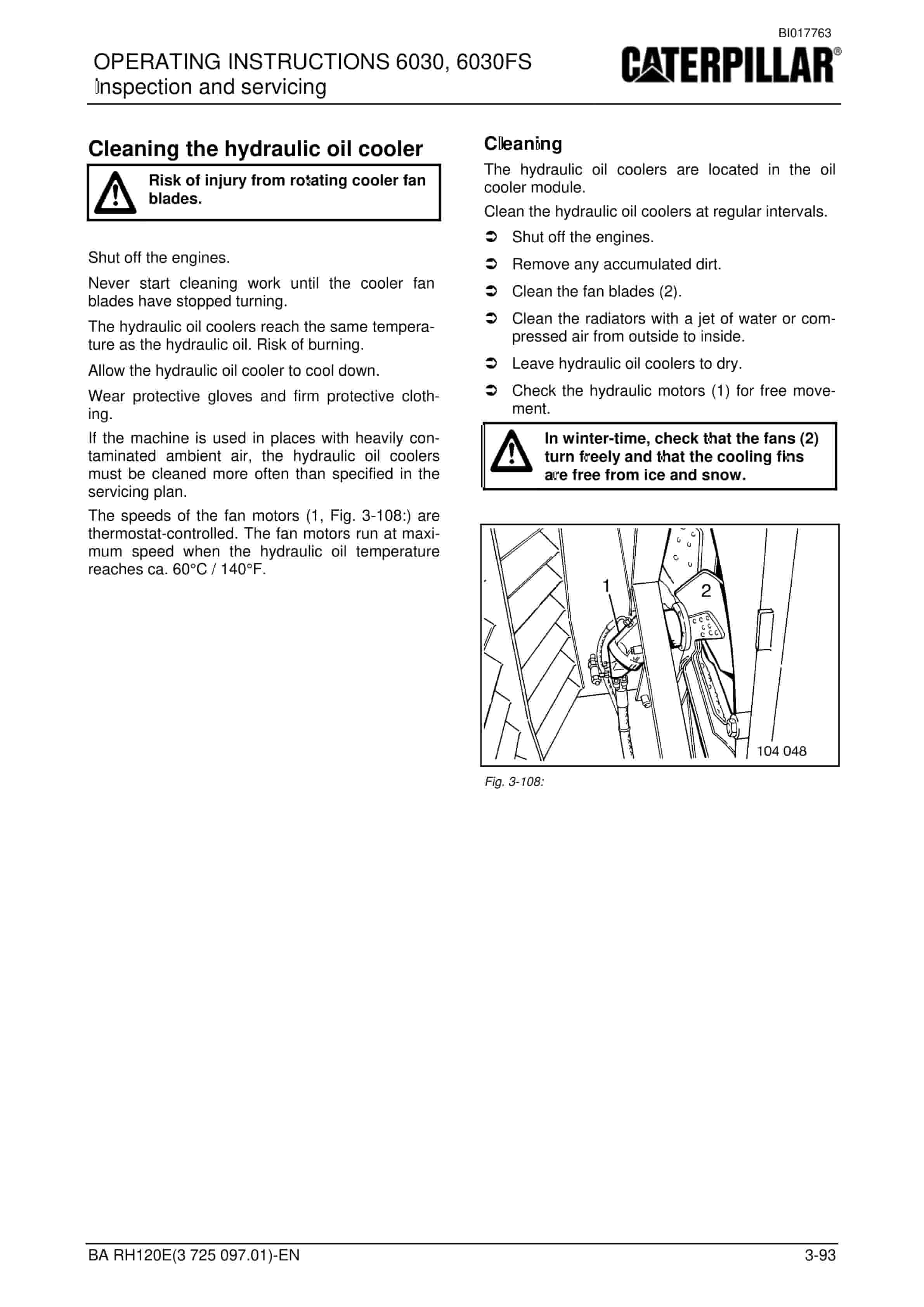 Caterpillar 6030, 6030FS Hydraulic Shovel Operation And Maintenance Manual BI017763 3 Caterpillar 6030, 6030FS Hydraulic Shovel Operation And Maintenance Manual BI017763 - Image 3