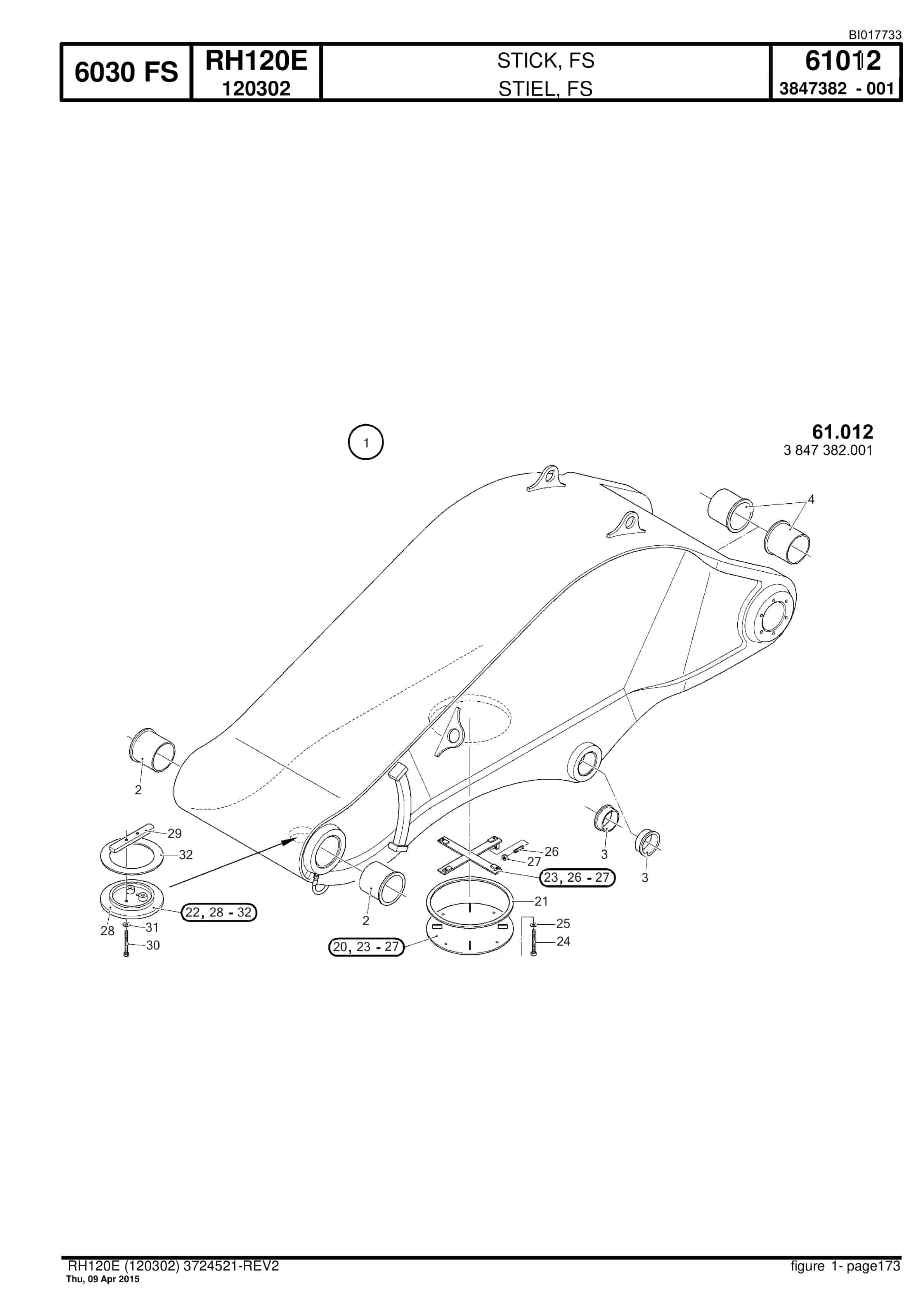 Caterpillar 6030 FS Hydraulic Shovel Service Manual BI017733-4
