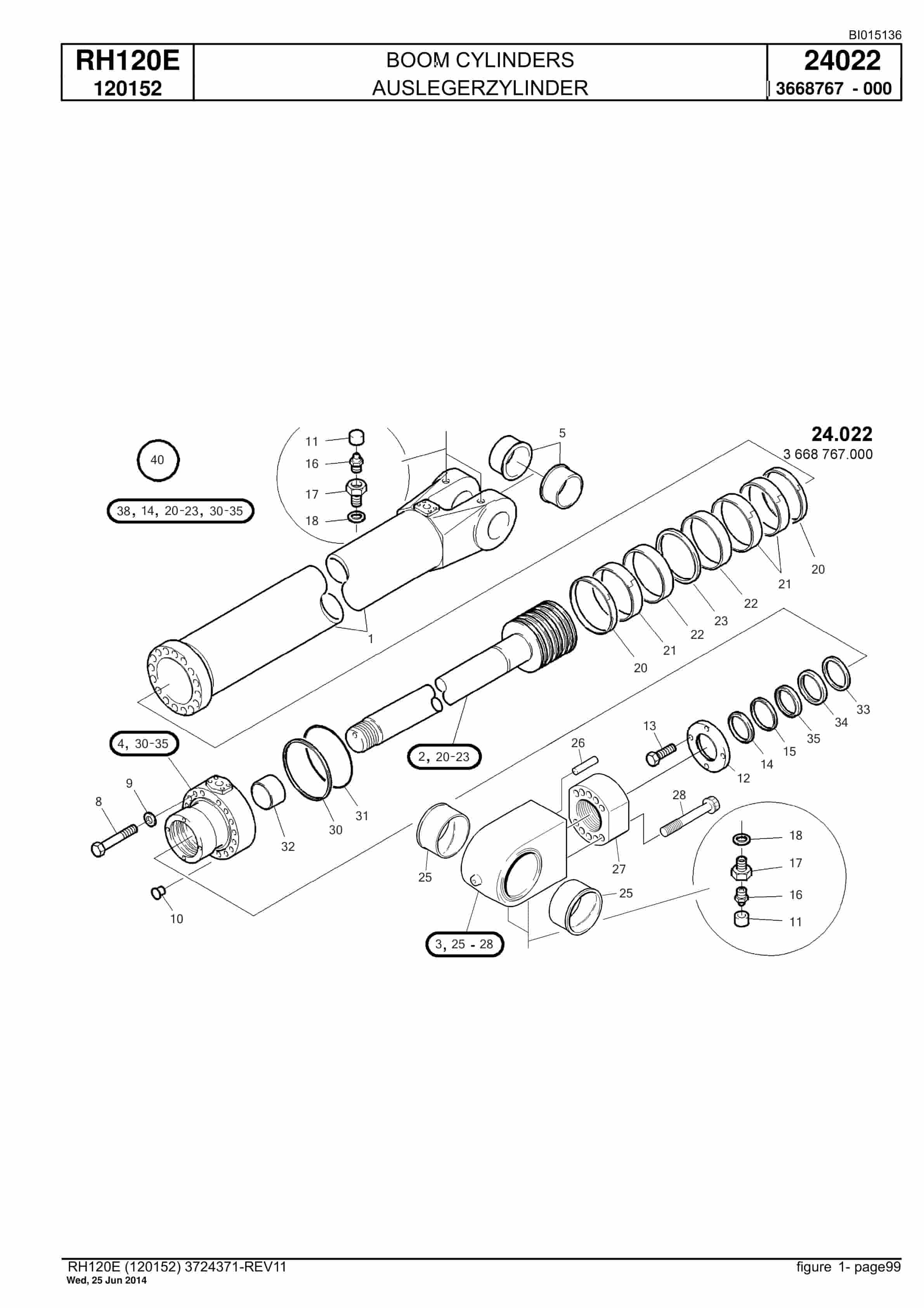 Caterpillar 6030 FS Hydraulic Shovel Spare Parts Manual BI015136-2