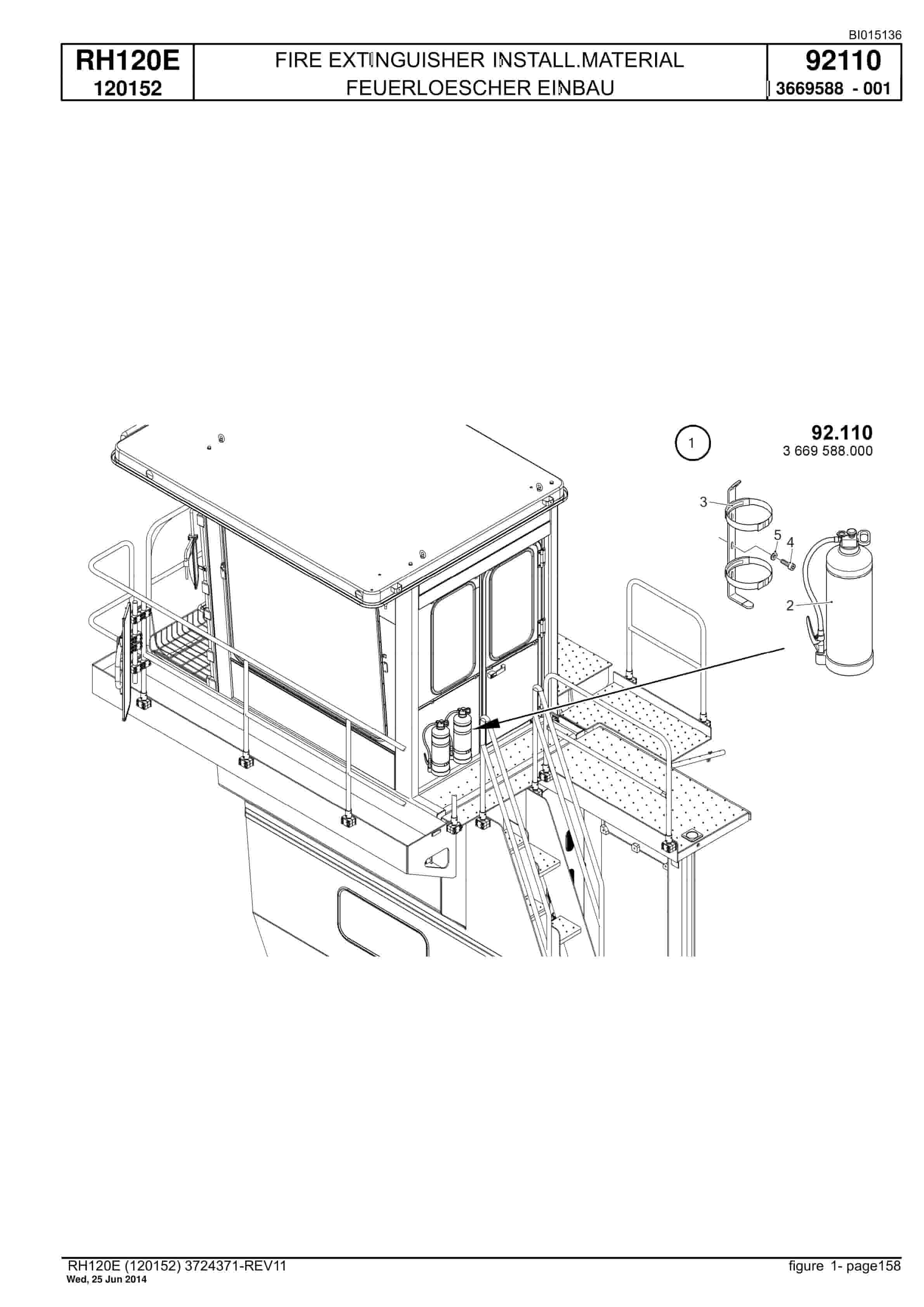 Caterpillar 6030 FS Hydraulic Shovel Spare Parts Manual BI015136-5