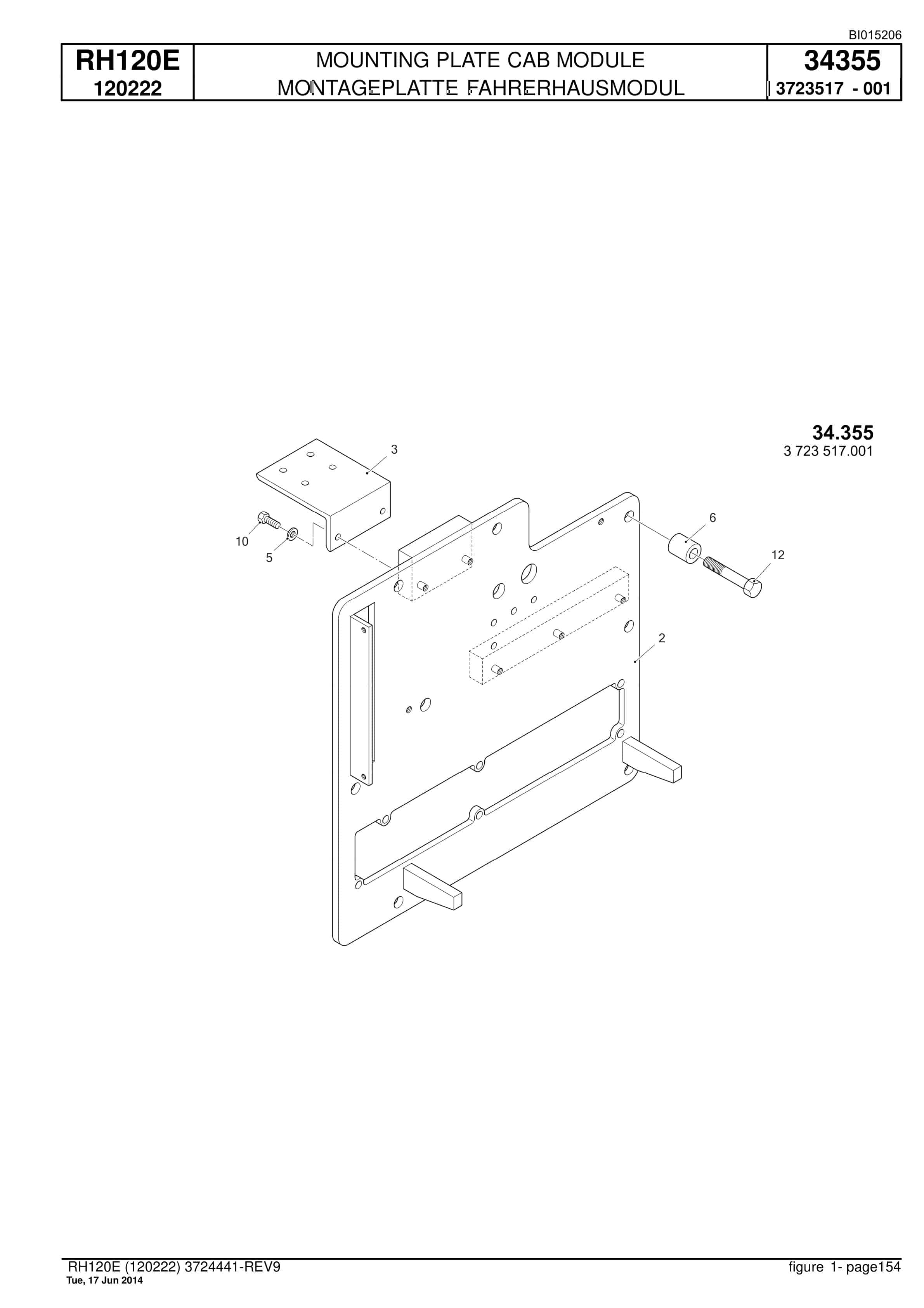 Caterpillar 6030 FS Hydraulic Shovel Spare Parts Manual BI015206-3
