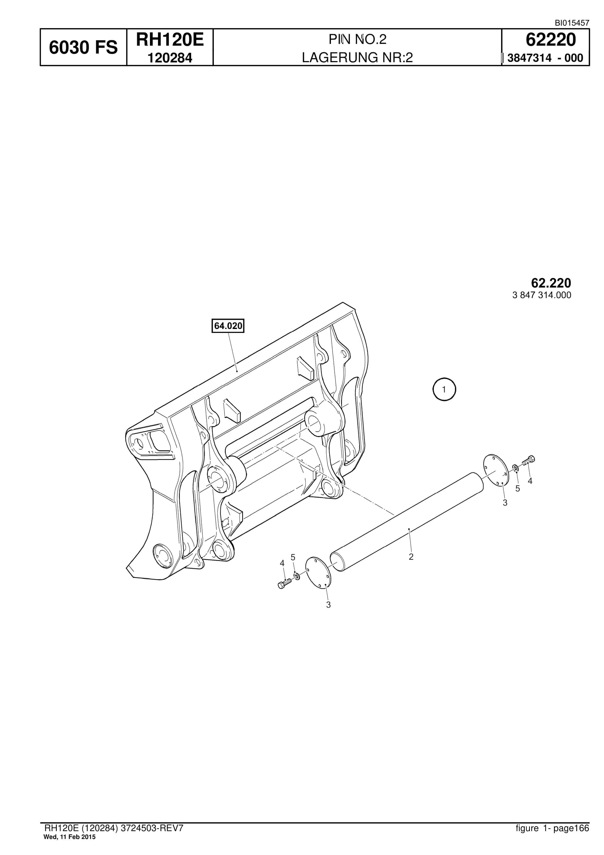 Caterpillar 6030 FS Hydraulic Shovel Spare Parts Manual BI015457-4