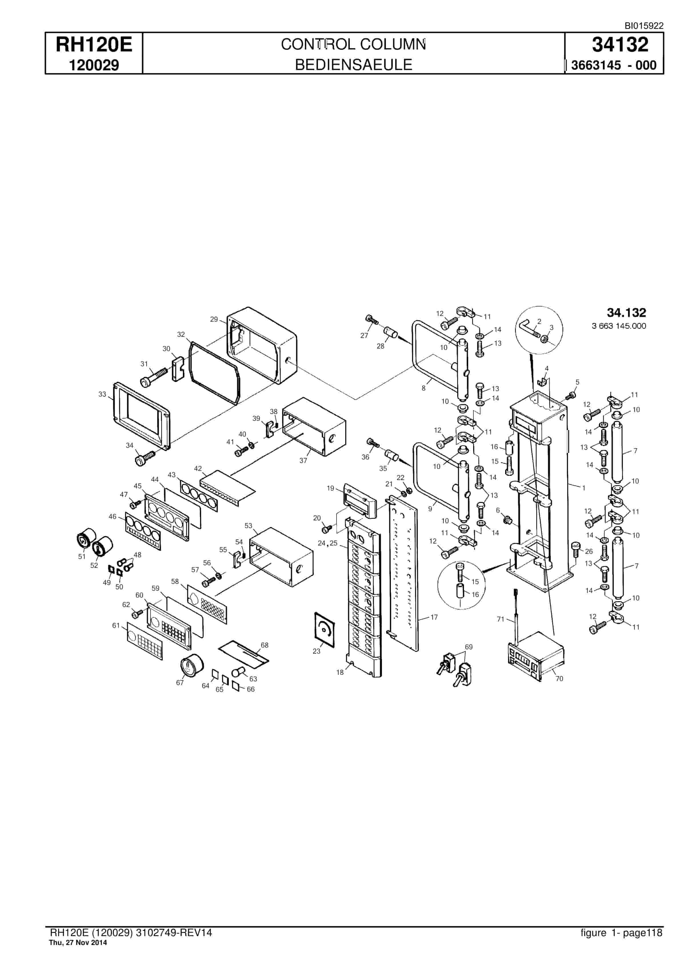 Caterpillar 6030 FS Hydraulic Shovel Spare Parts Manual BI015922-3