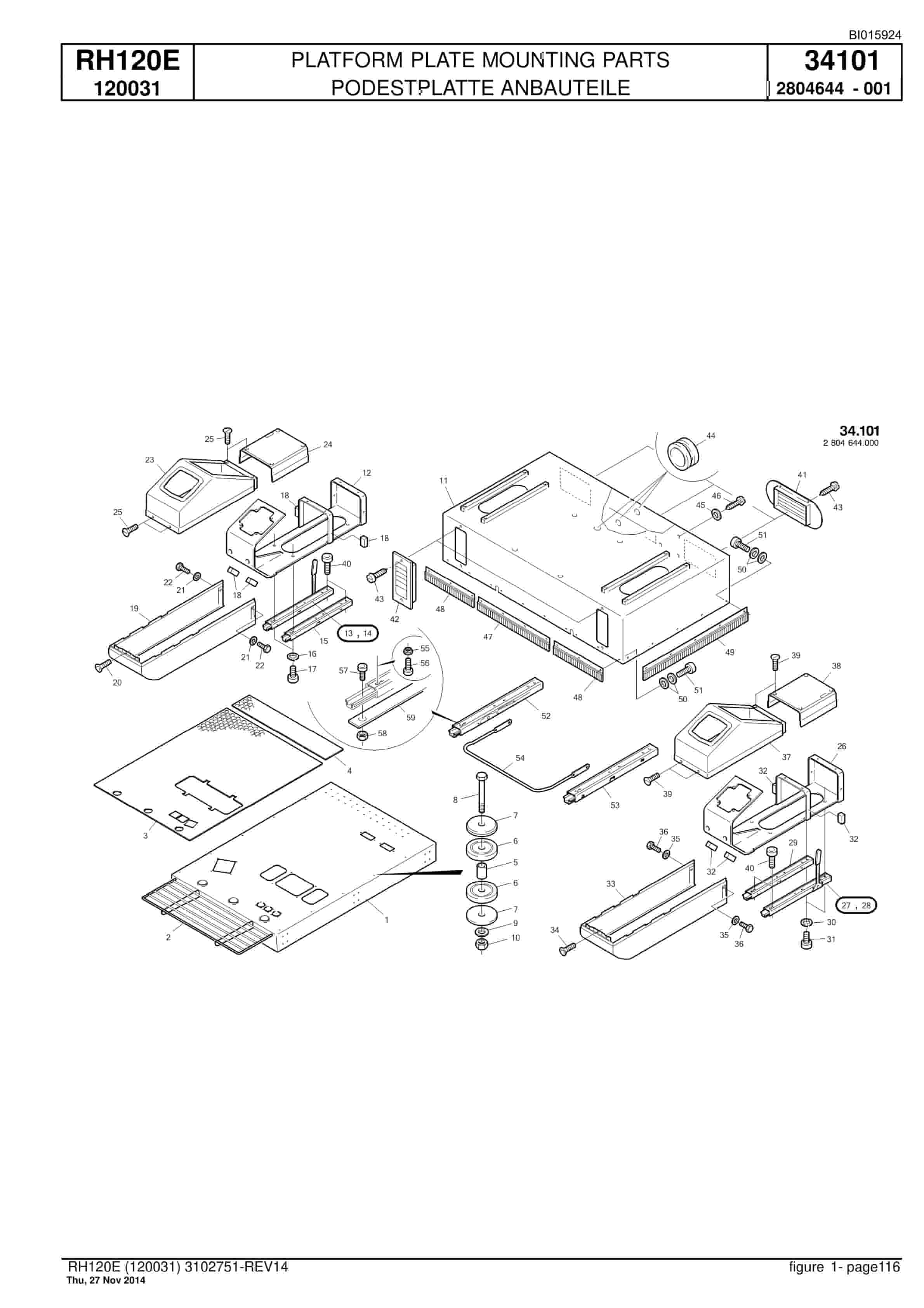 Caterpillar 6030 FS Hydraulic Shovel Spare Parts Manual BI015924-3