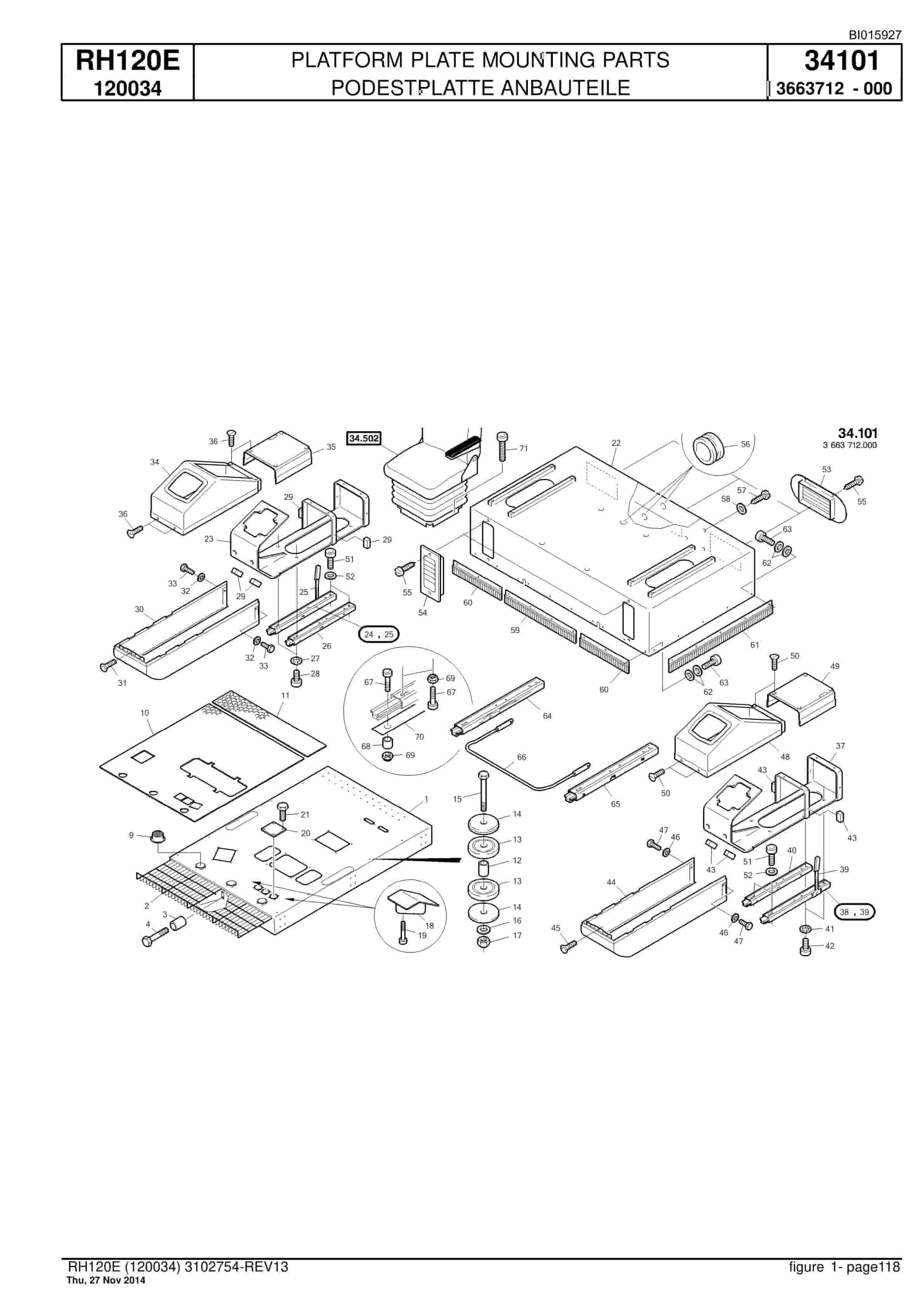 Caterpillar 6030 FS Hydraulic Shovel Spare Parts Manual BI015927-3