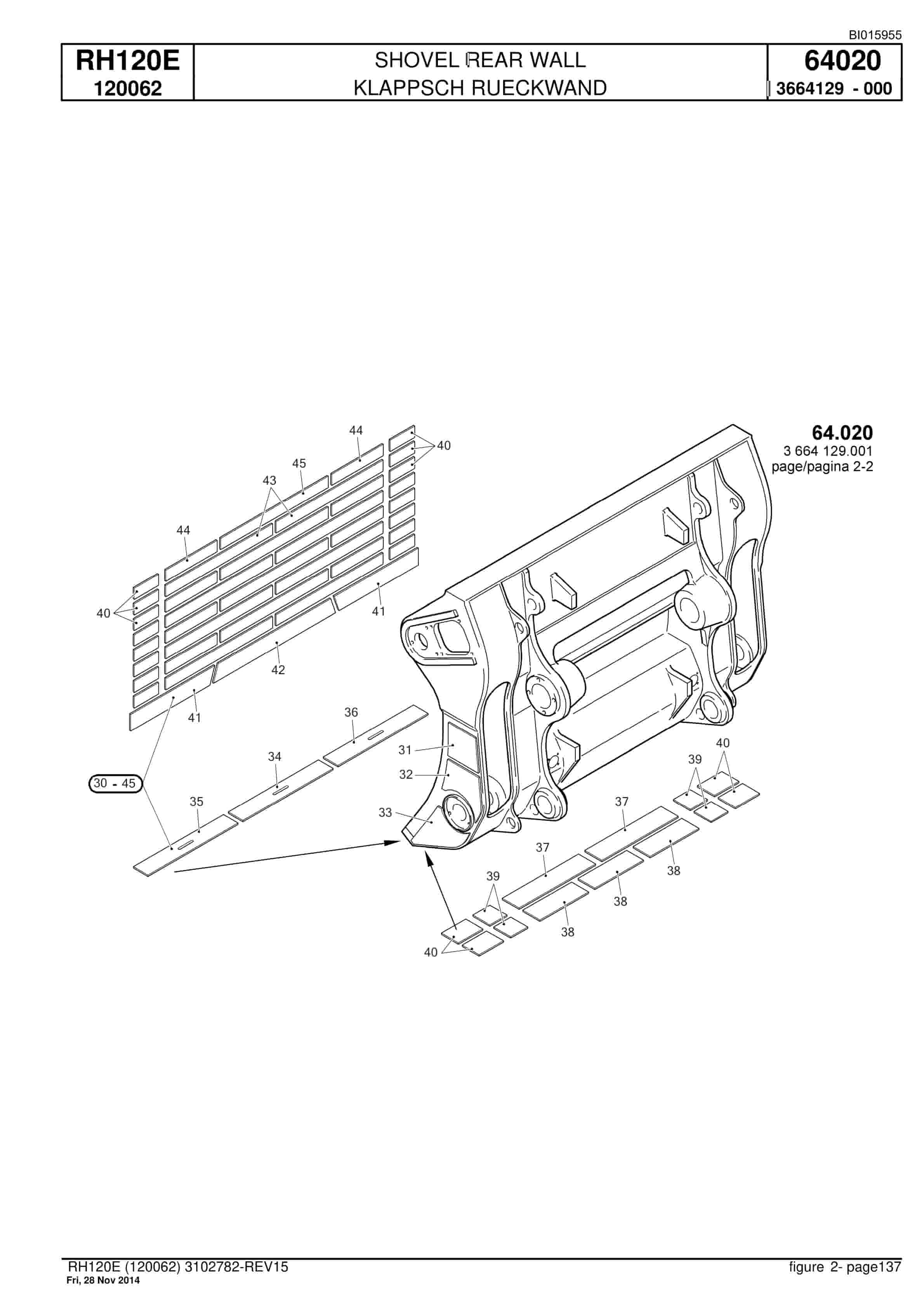 Caterpillar 6030 FS Hydraulic Shovel Spare Parts Manual BI015955-4