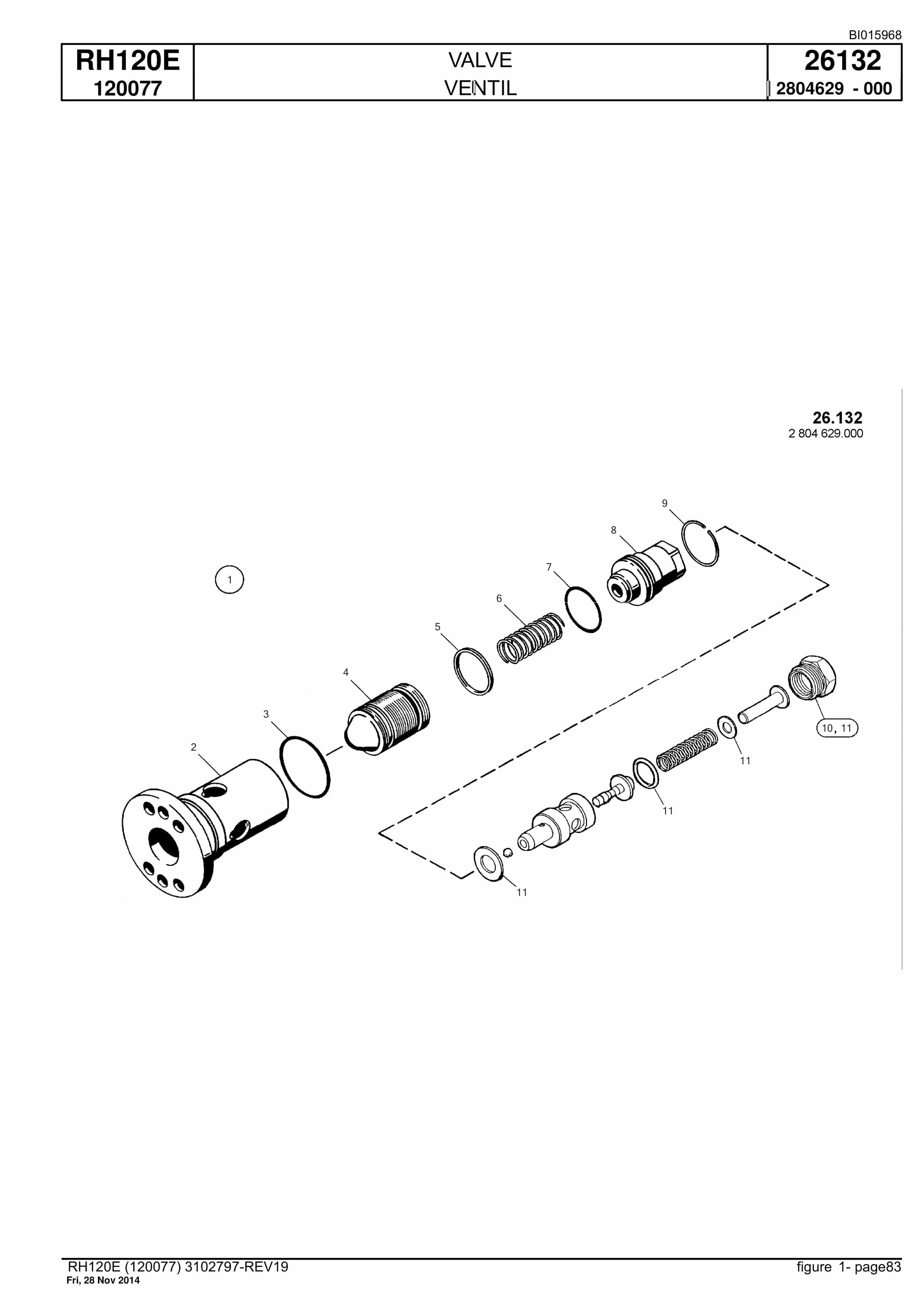 Caterpillar 6030 FS Hydraulic Shovel Spare Parts Manual BI015968-2