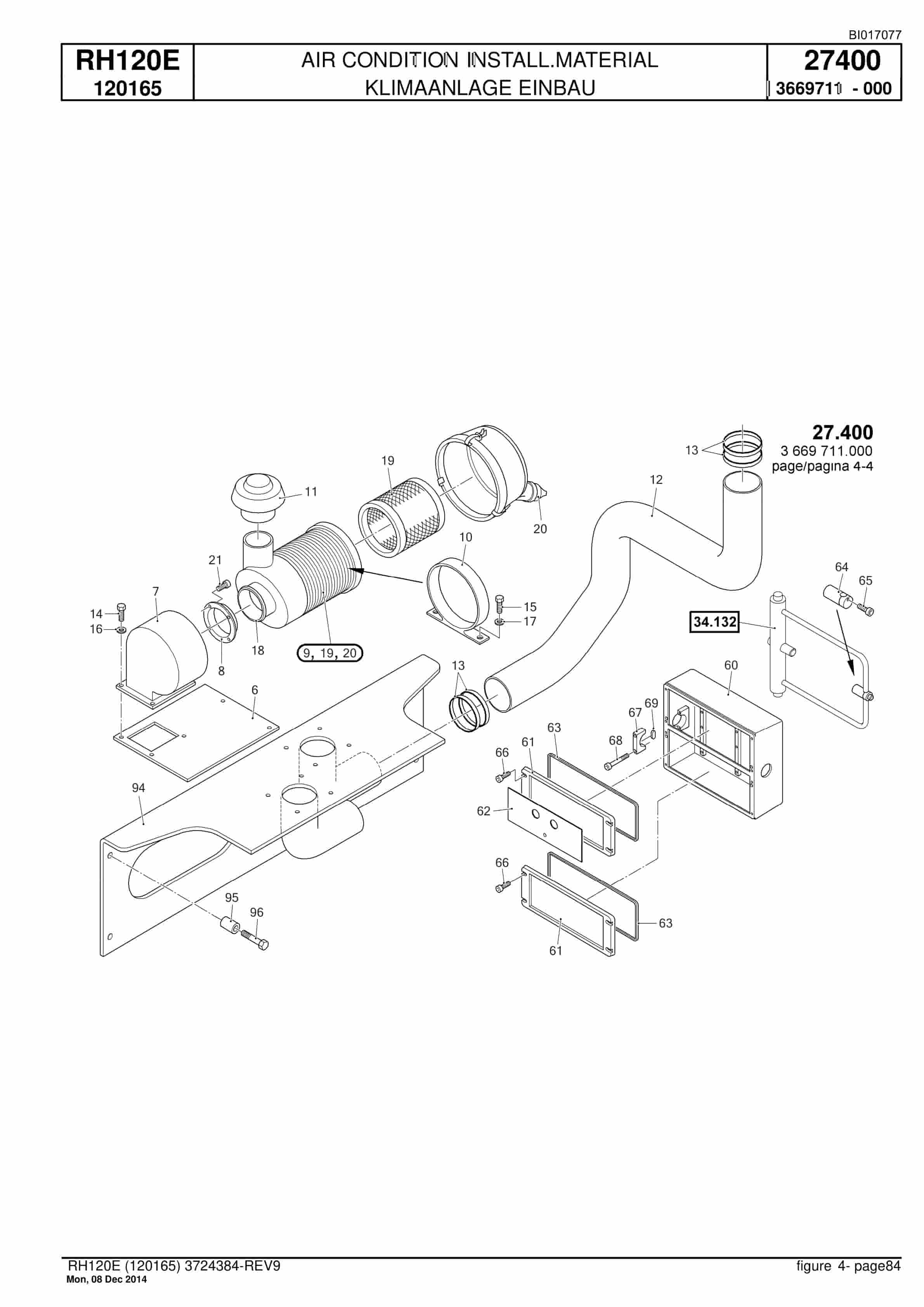 Caterpillar 6030 FS Hydraulic Shovel Spare Parts Manual BI017077-2