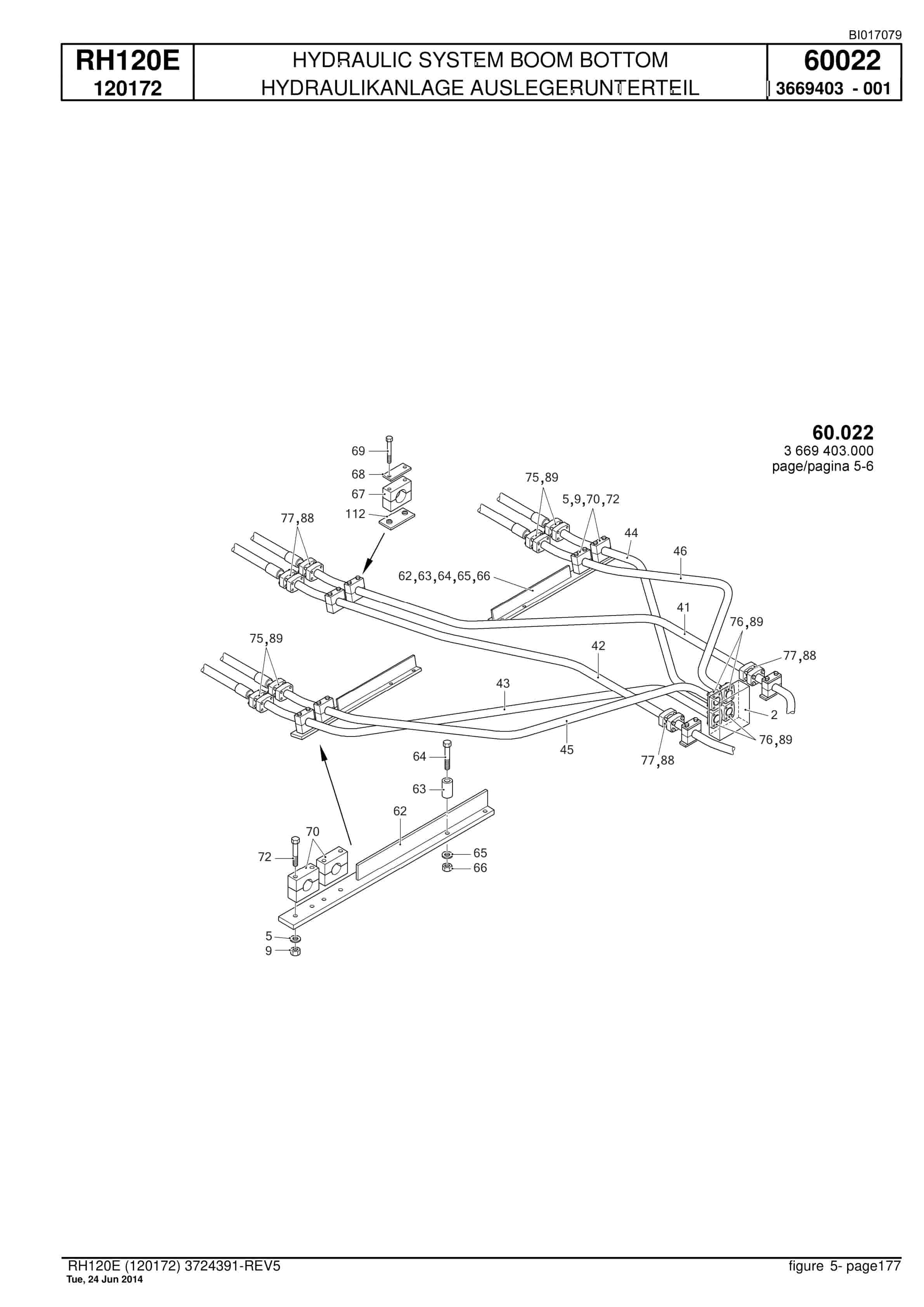 Caterpillar 6030 FS Hydraulic Shovel Spare Parts Manual BI017079-4