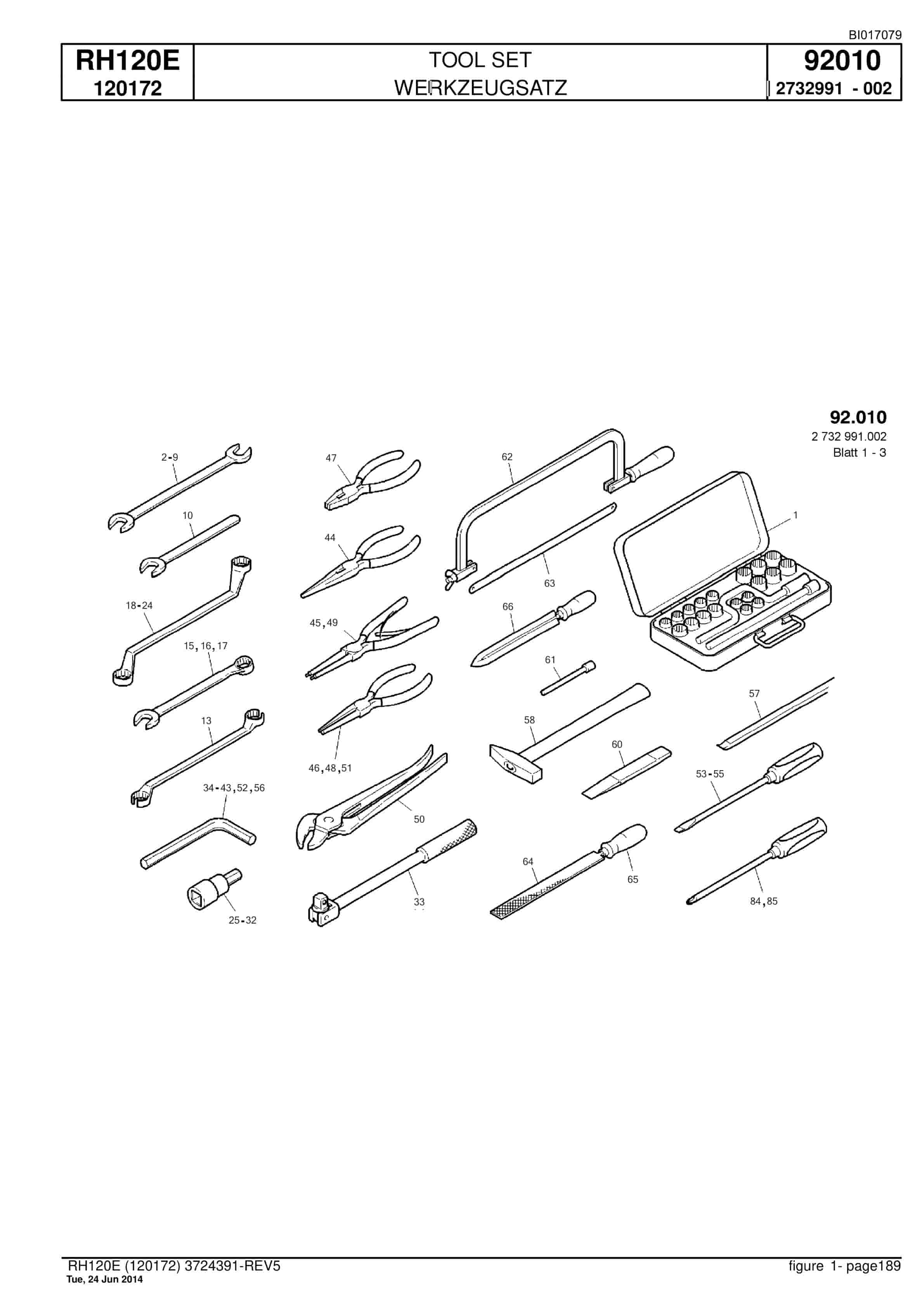 Caterpillar 6030 FS Hydraulic Shovel Spare Parts Manual BI017079-5