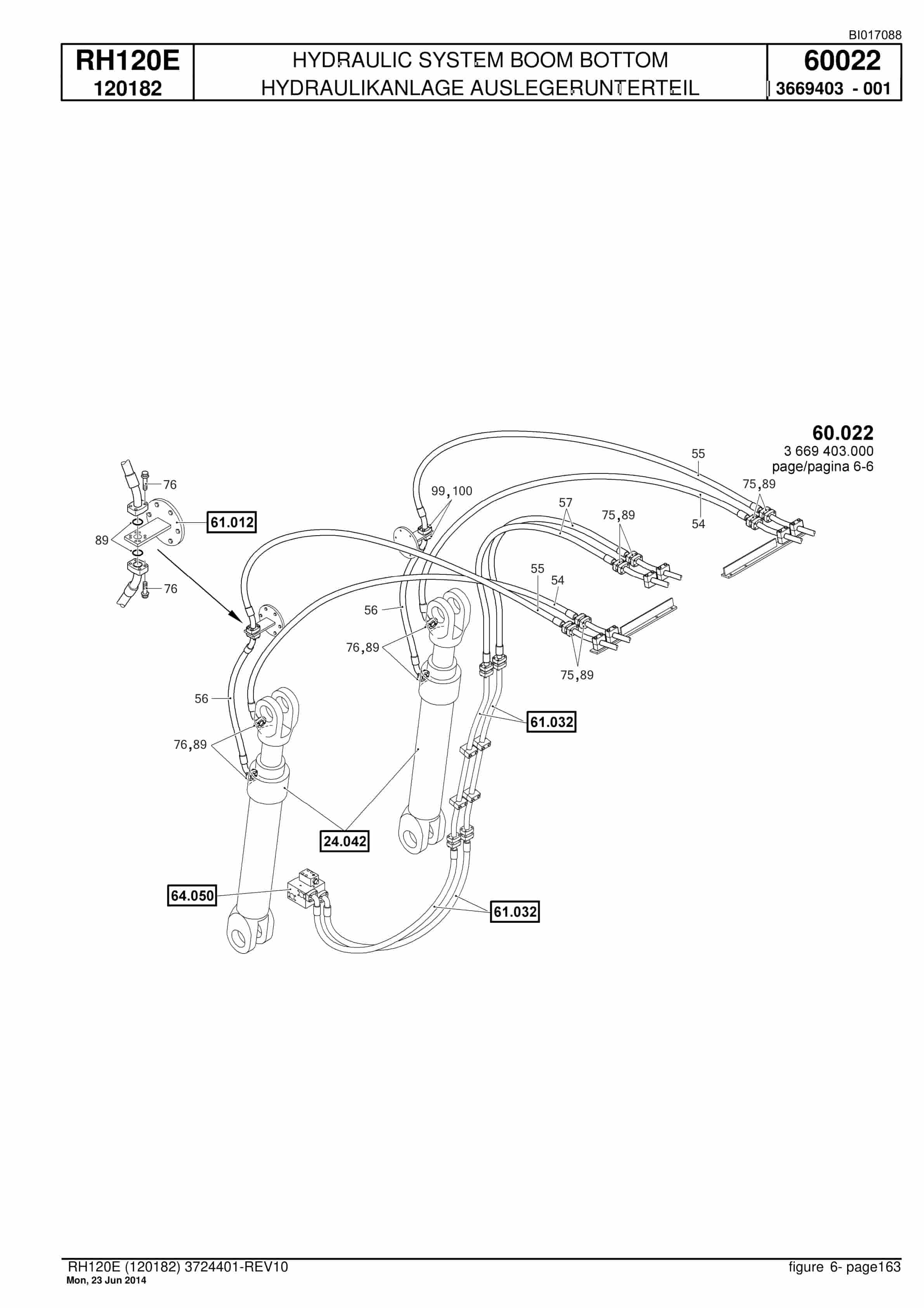 Caterpillar 6030 FS Hydraulic Shovel Spare Parts Manual BI017088-4