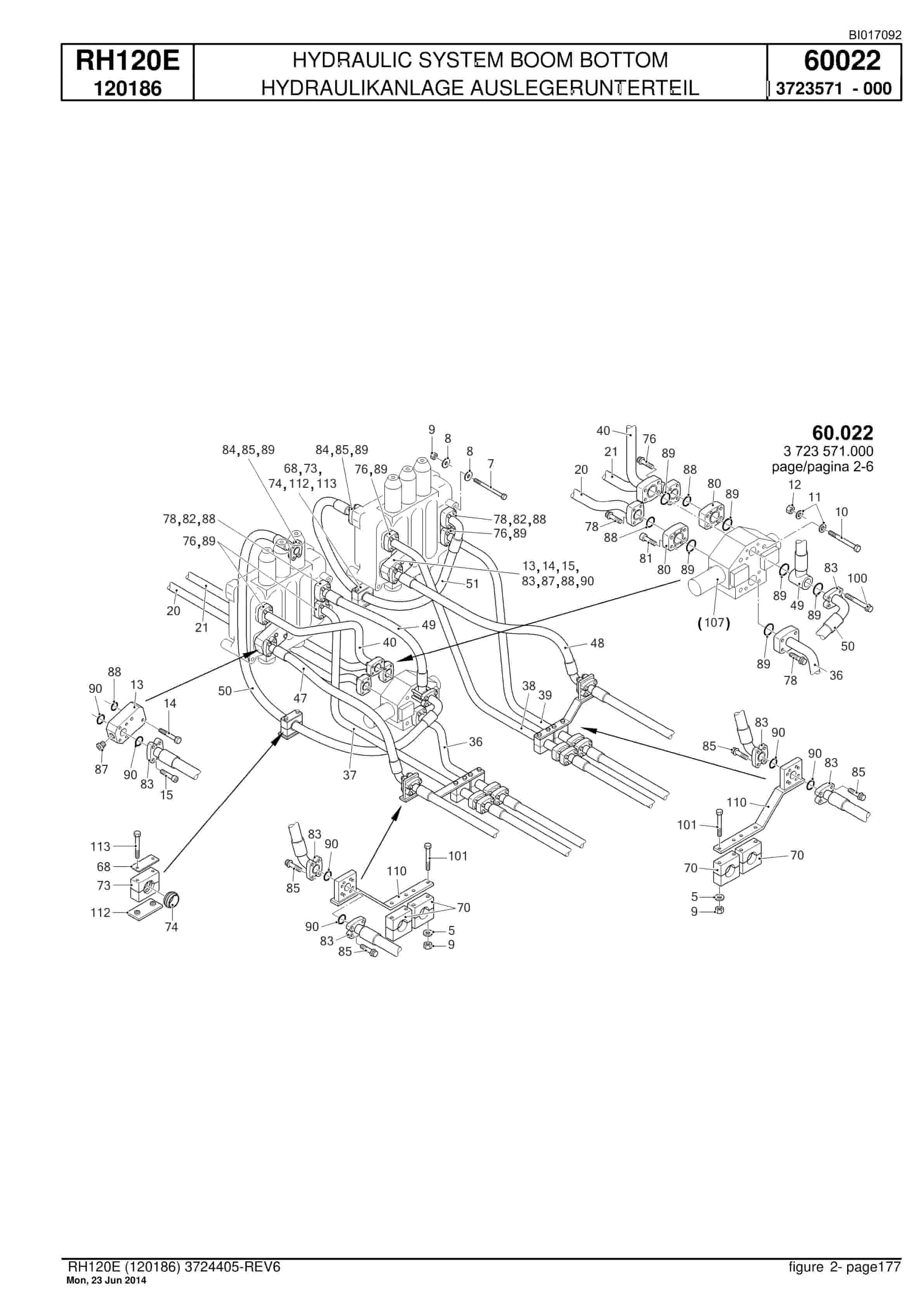Caterpillar 6030 FS Hydraulic Shovel Spare Parts Manual BI017092-4
