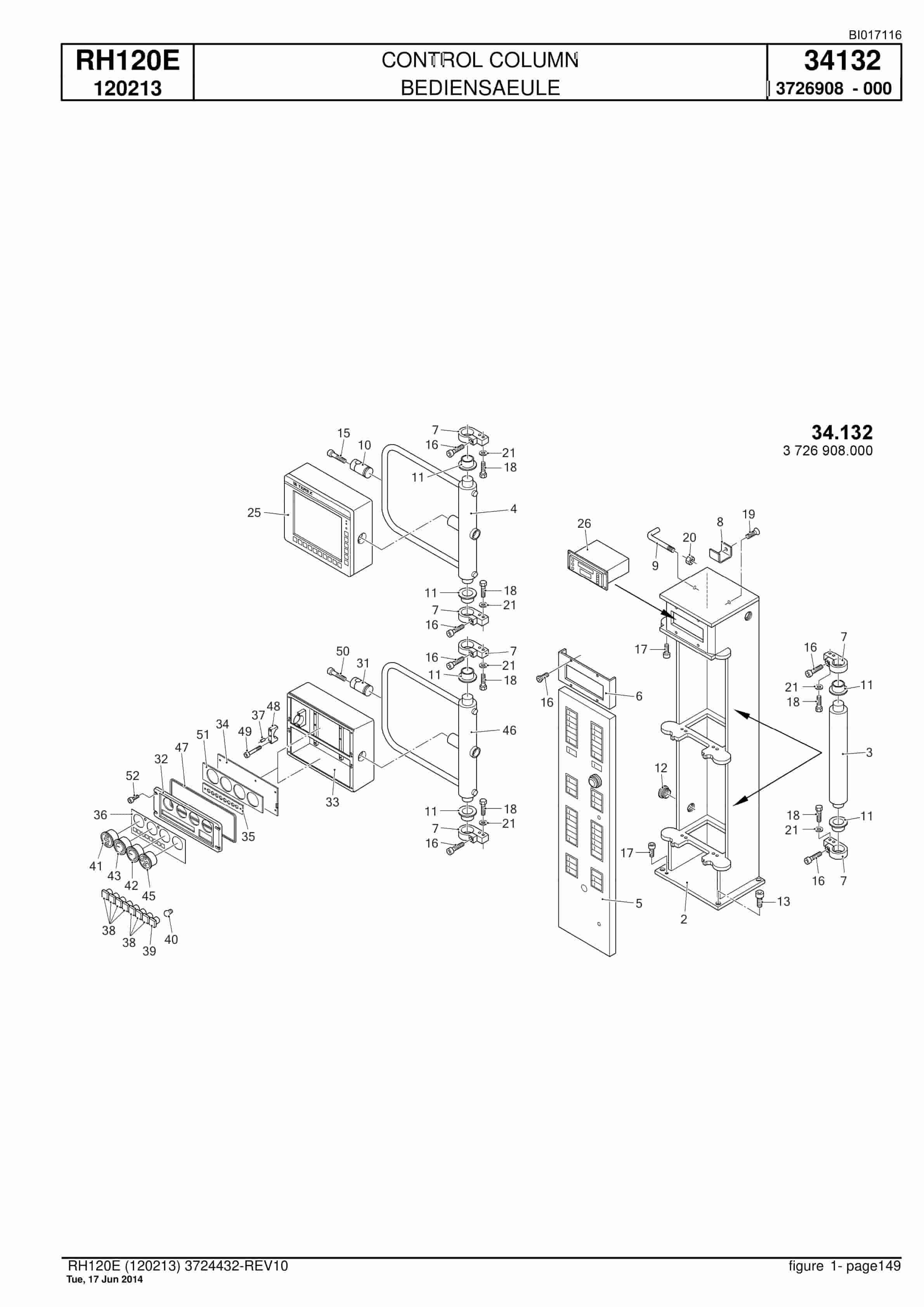 Caterpillar 6030 FS Hydraulic Shovel Spare Parts Manual BI017116-3