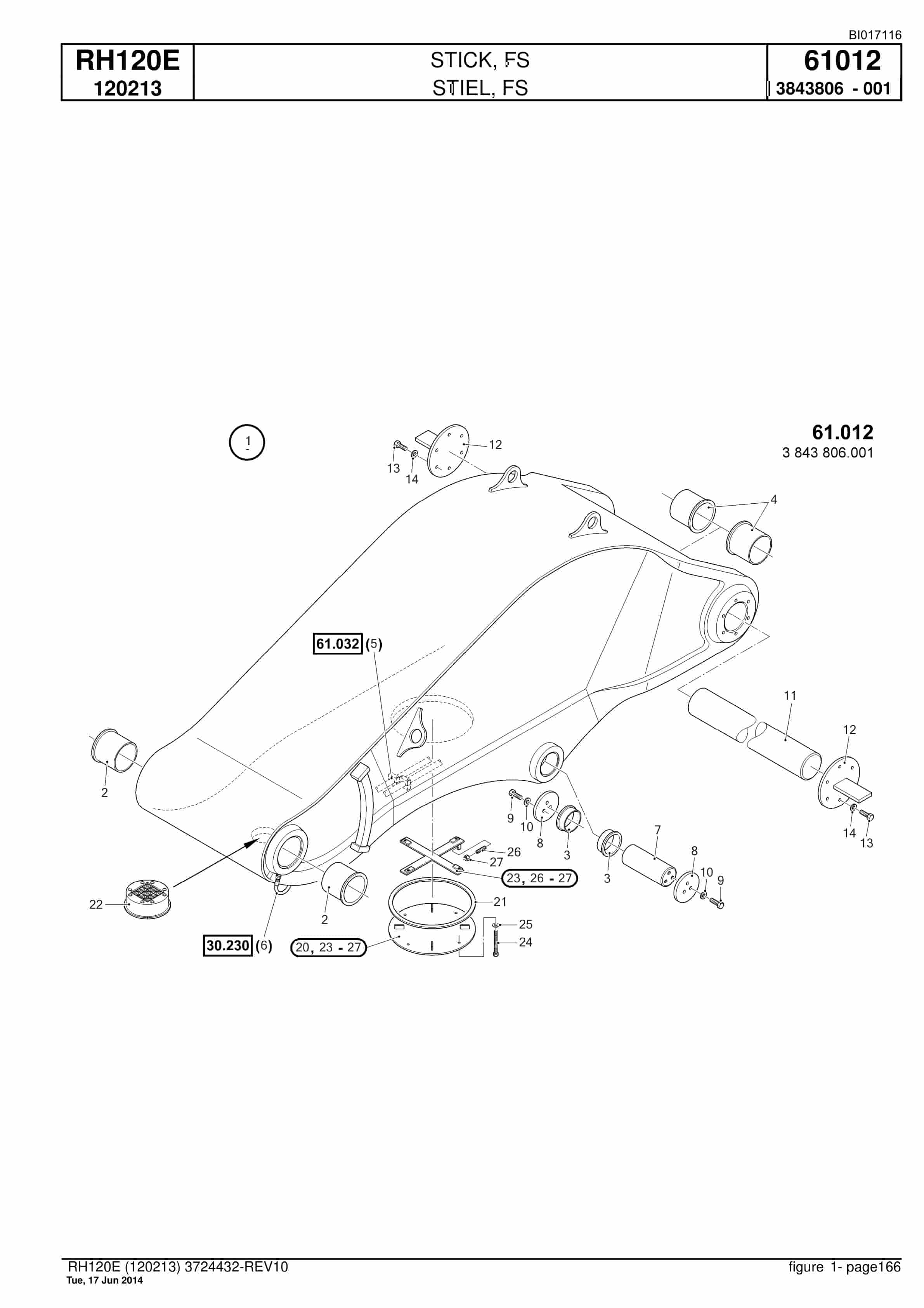 Caterpillar 6030 FS Hydraulic Shovel Spare Parts Manual BI017116-4