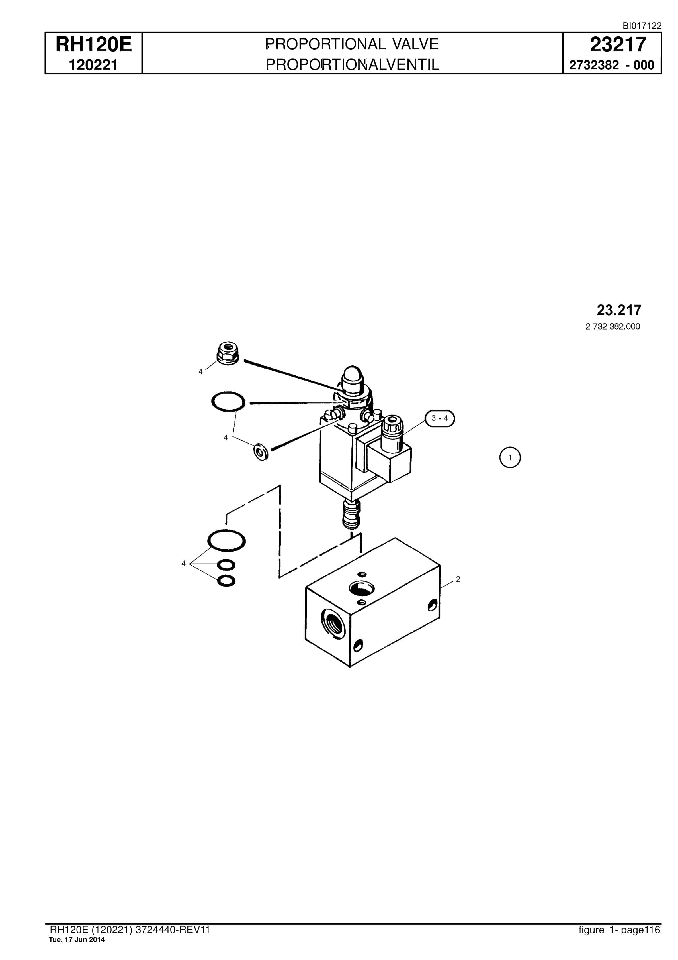 Caterpillar 6030 FS Hydraulic Shovel Spare Parts Manual BI017122-2