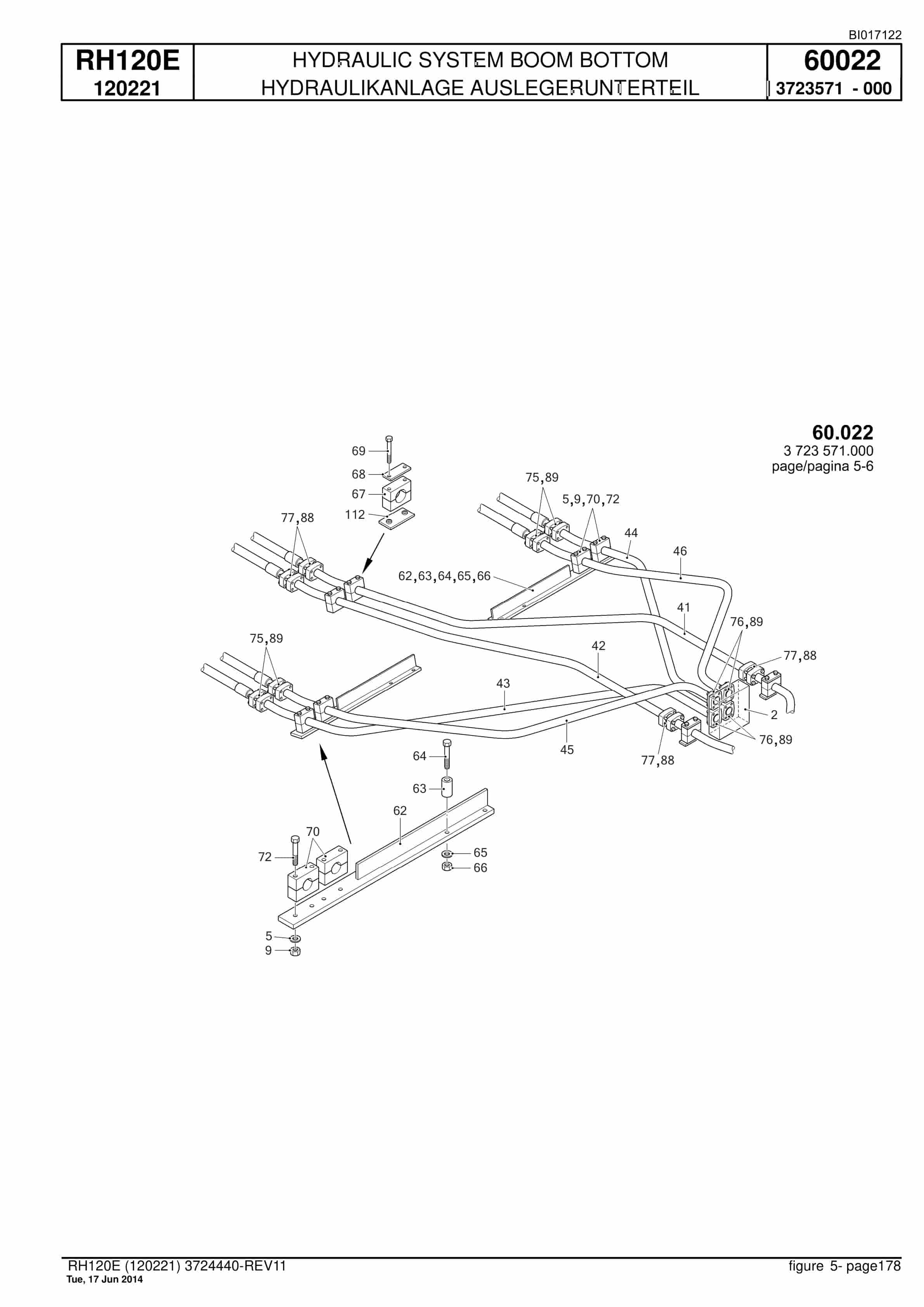 Caterpillar 6030 FS Hydraulic Shovel Spare Parts Manual BI017122-4