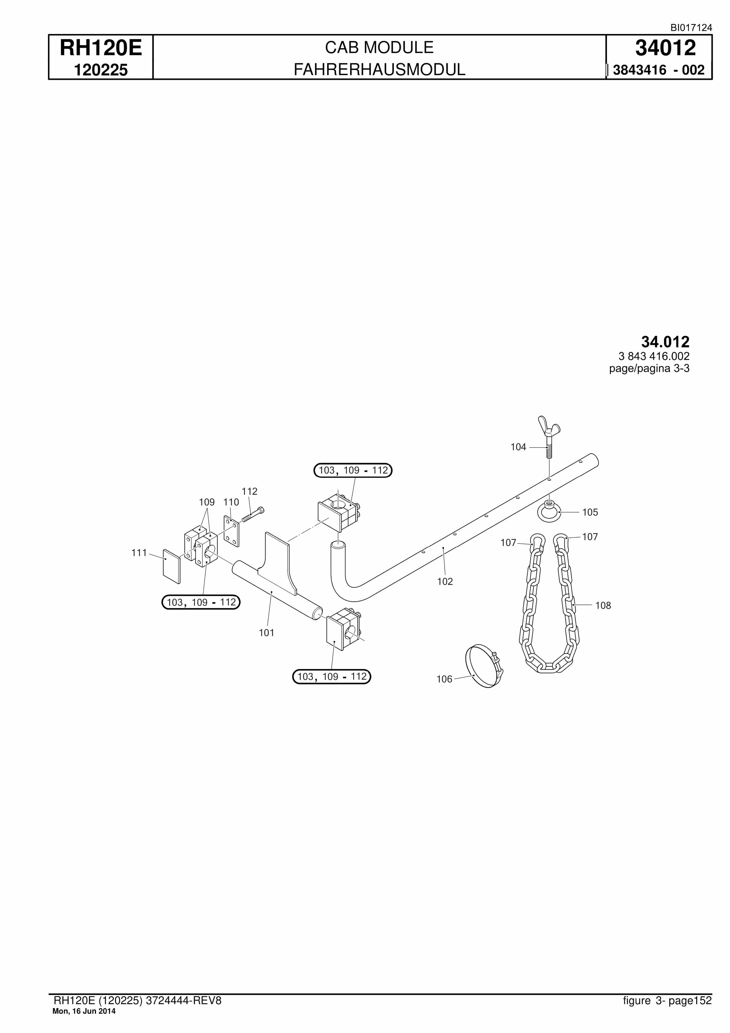 Caterpillar 6030 FS Hydraulic Shovel Spare Parts Manual BI017124-3