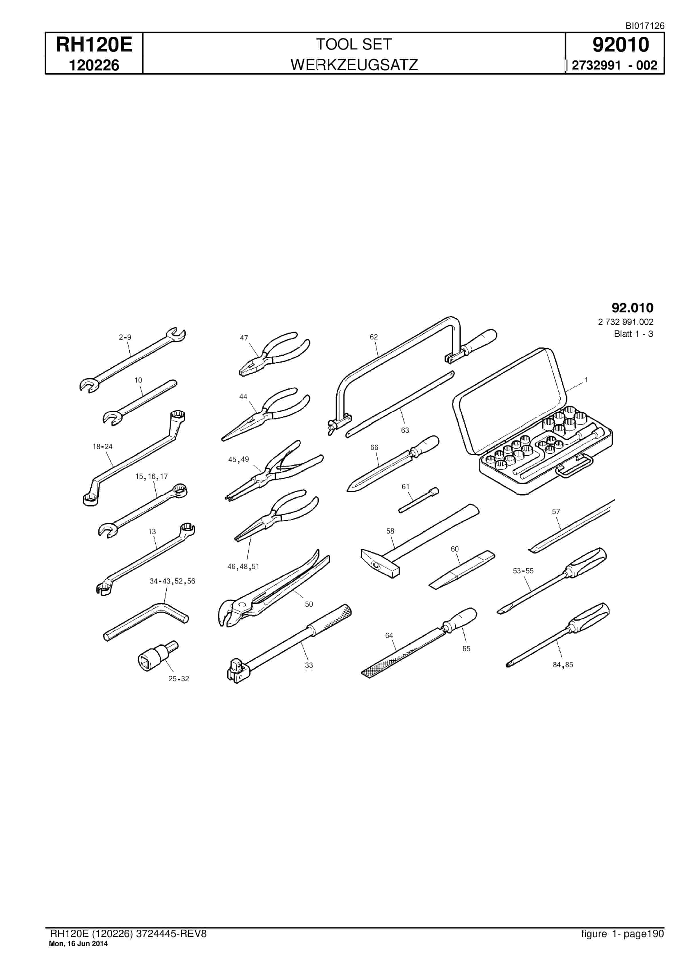 Caterpillar 6030 FS Hydraulic Shovel Spare Parts Manual BI017126-5