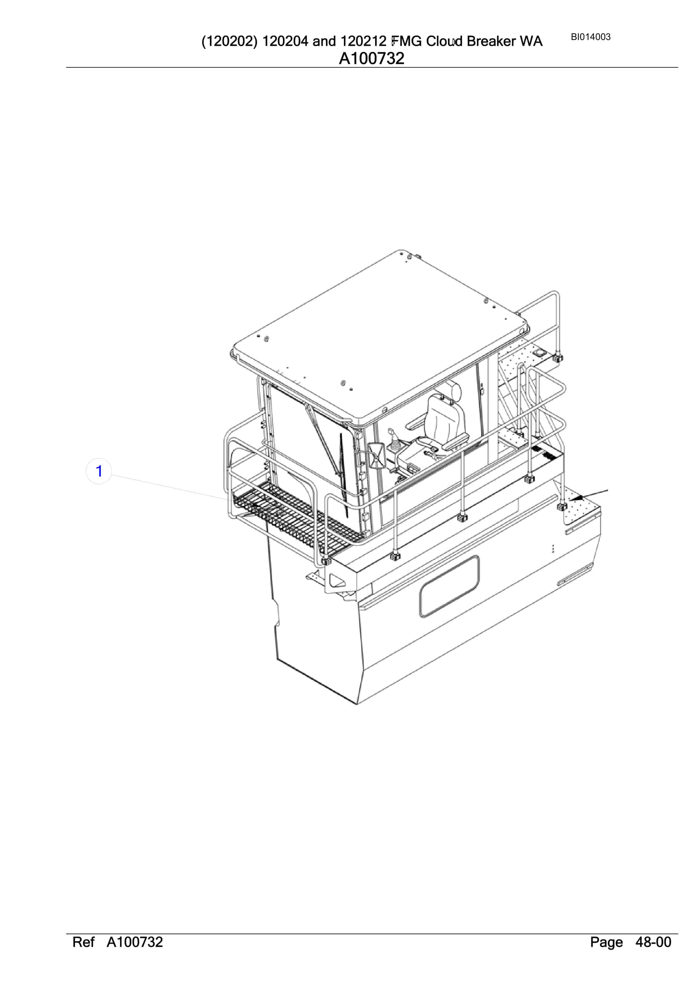 Caterpillar 6030 Hydraulic Shovel Australian Options - Parts Manual BI014003-5