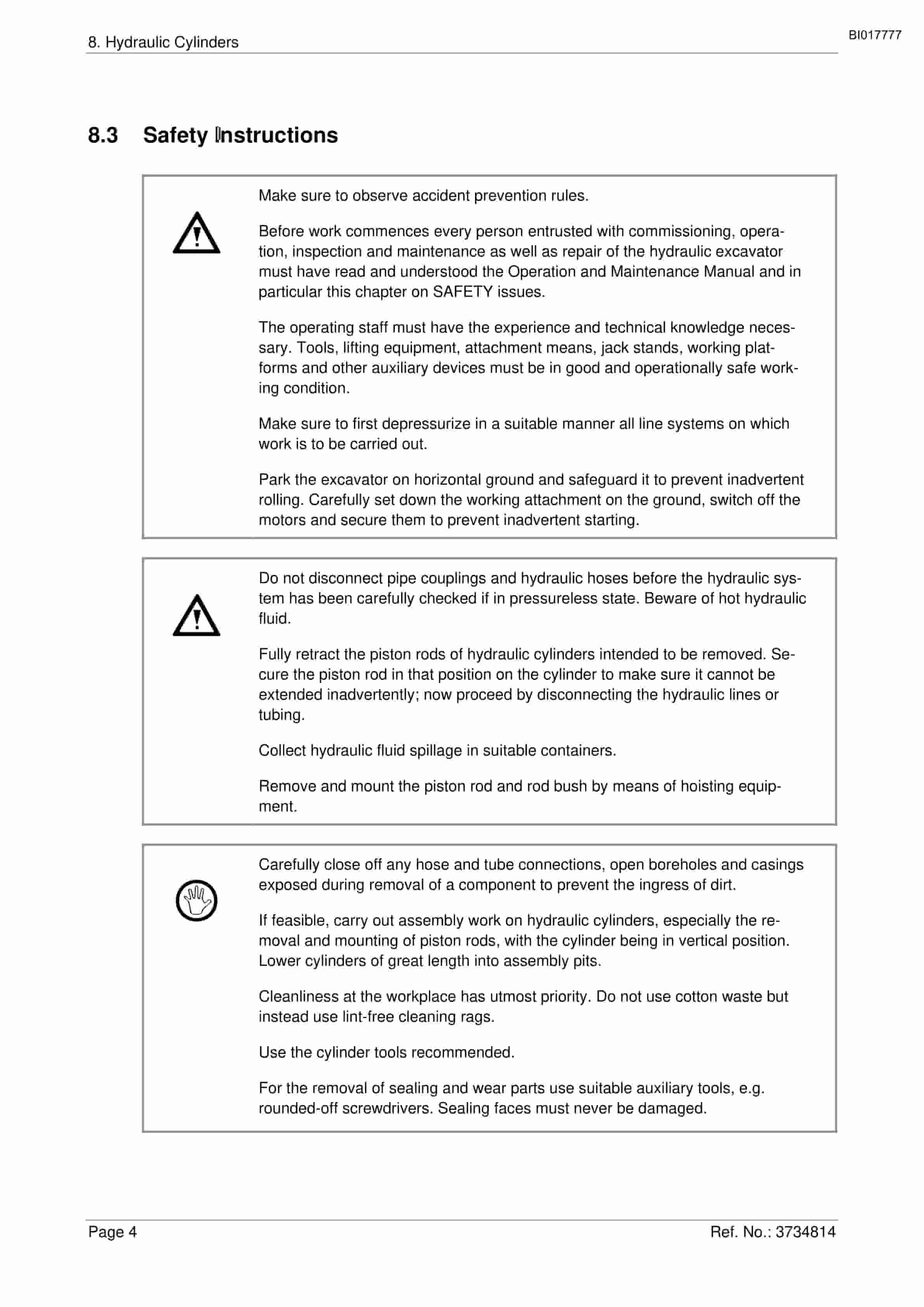 Caterpillar 6030 Hydraulic Shovel Service Manual BI017777 2 Caterpillar 6030 Hydraulic Shovel Service Manual BI017777 - Image 2