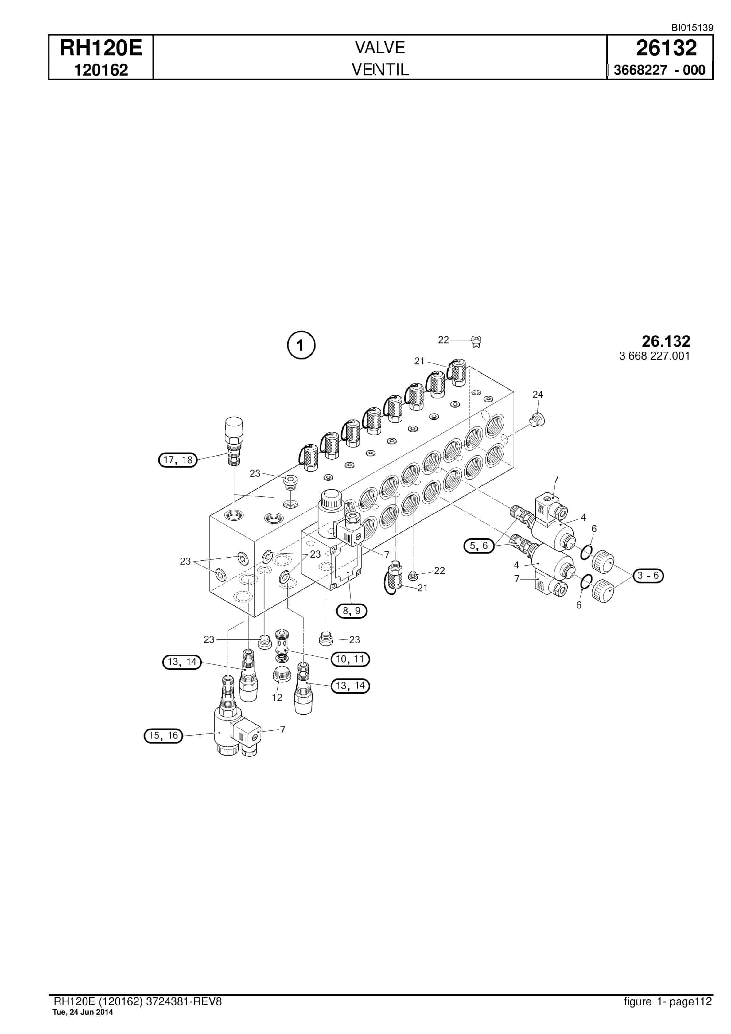 Caterpillar 6030 Hydraulic Shovel Spare Parts Manual BI015139-2