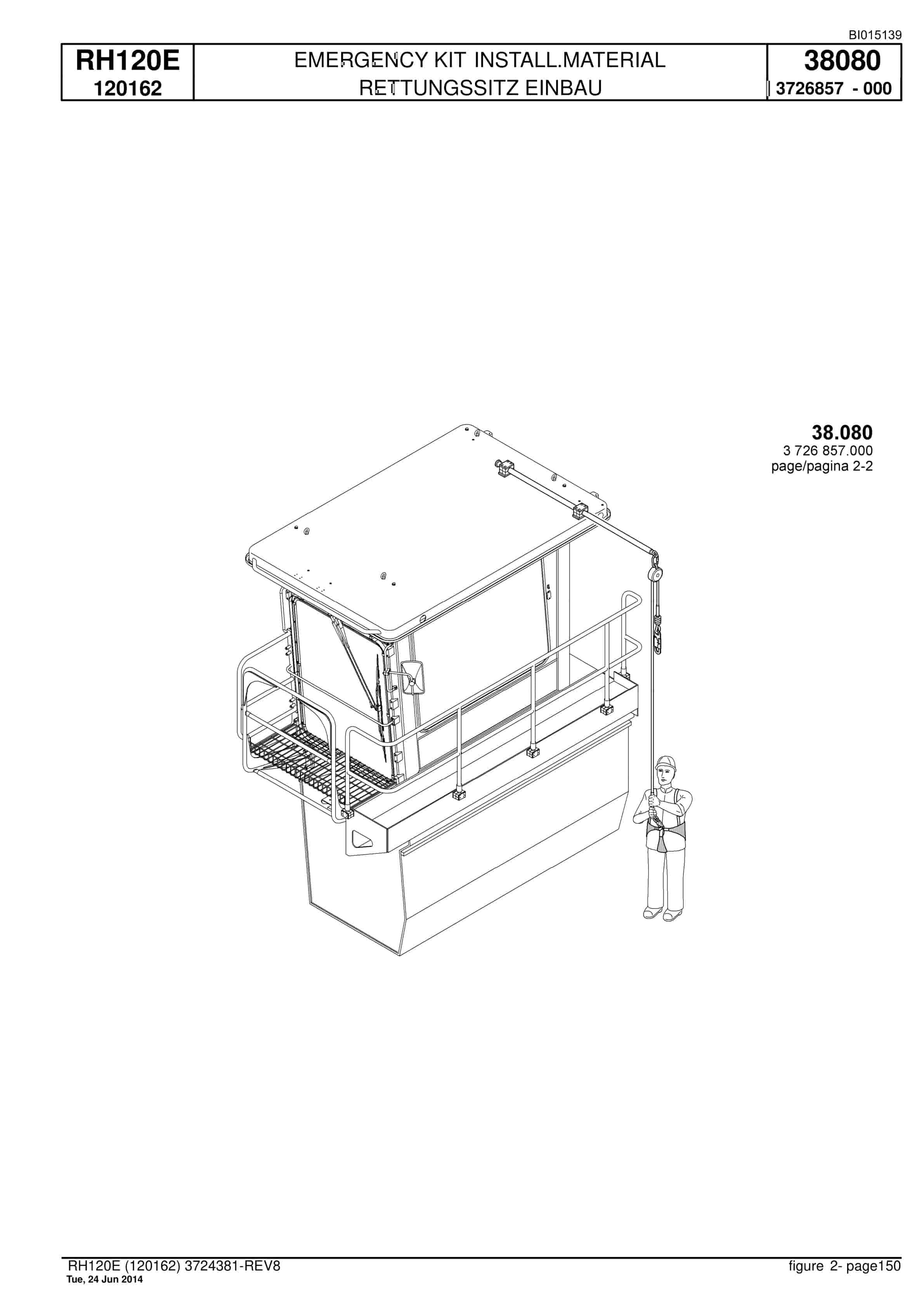 Caterpillar 6030 Hydraulic Shovel Spare Parts Manual BI015139-3
