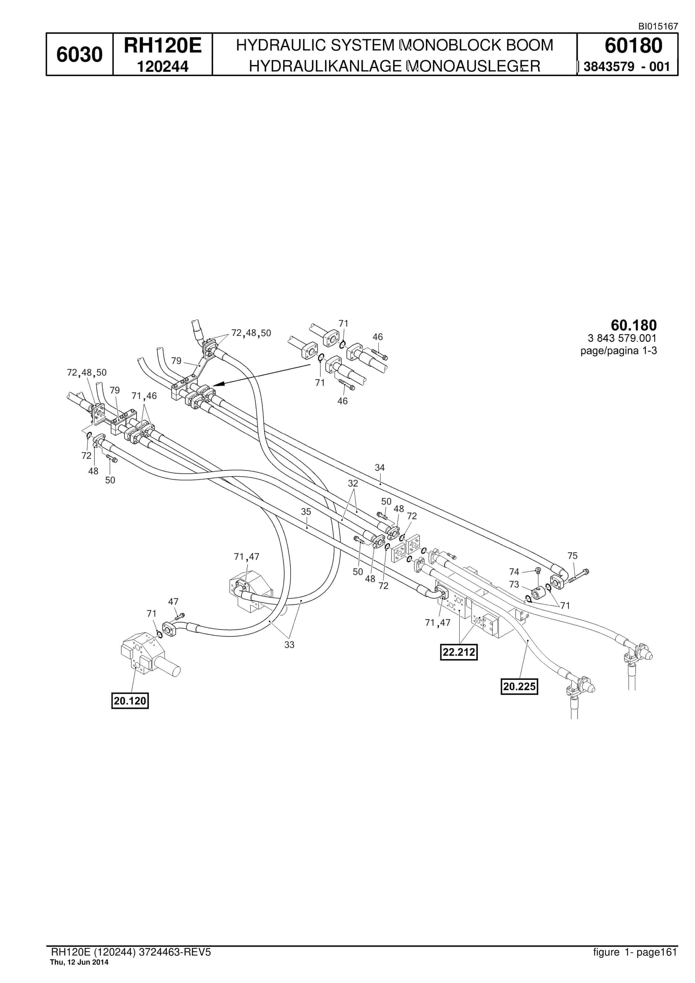 Caterpillar 6030 Hydraulic Shovel Spare Parts Manual BI015167-4