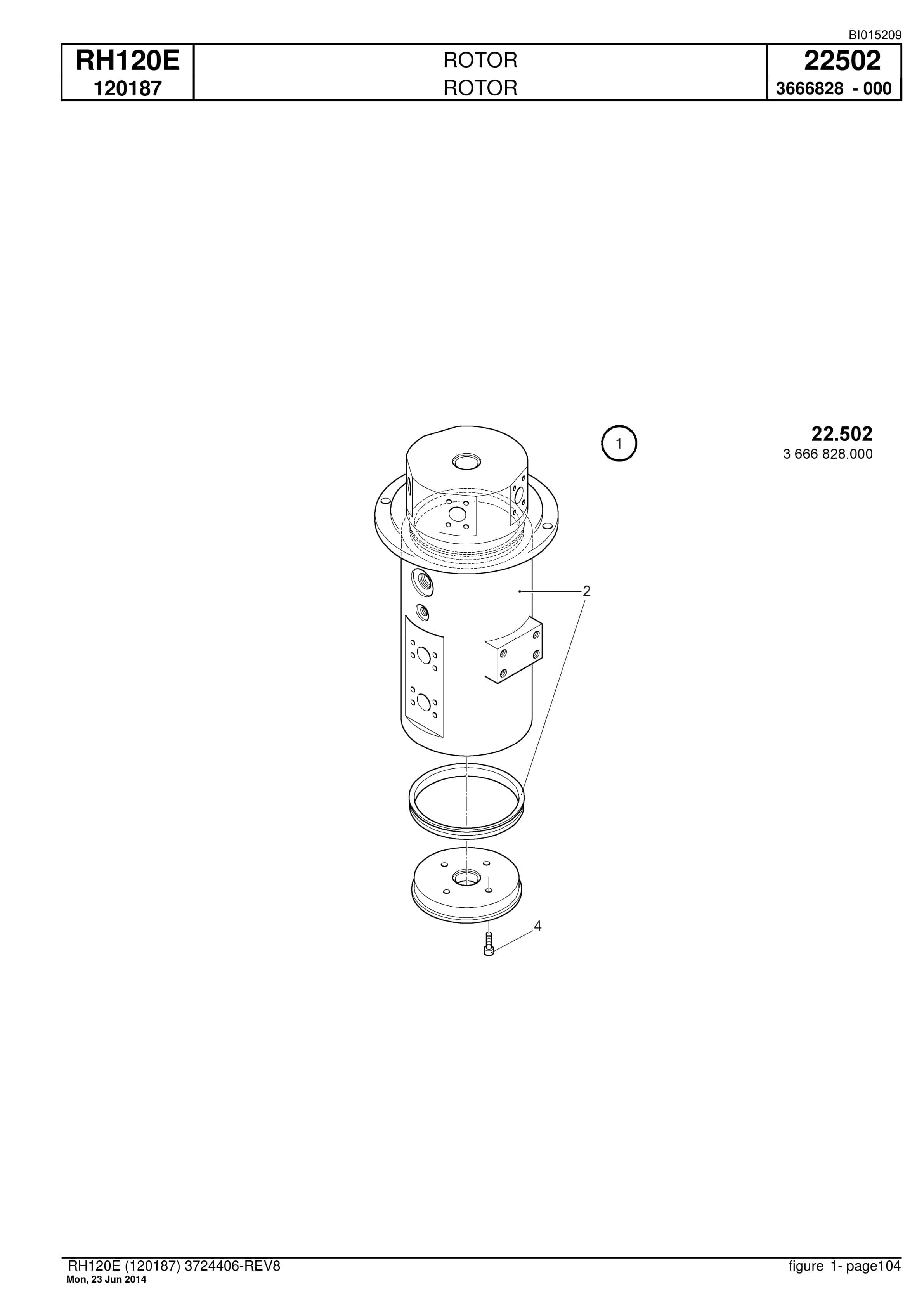 Caterpillar 6030 Hydraulic Shovel Spare Parts Manual BI015209-2