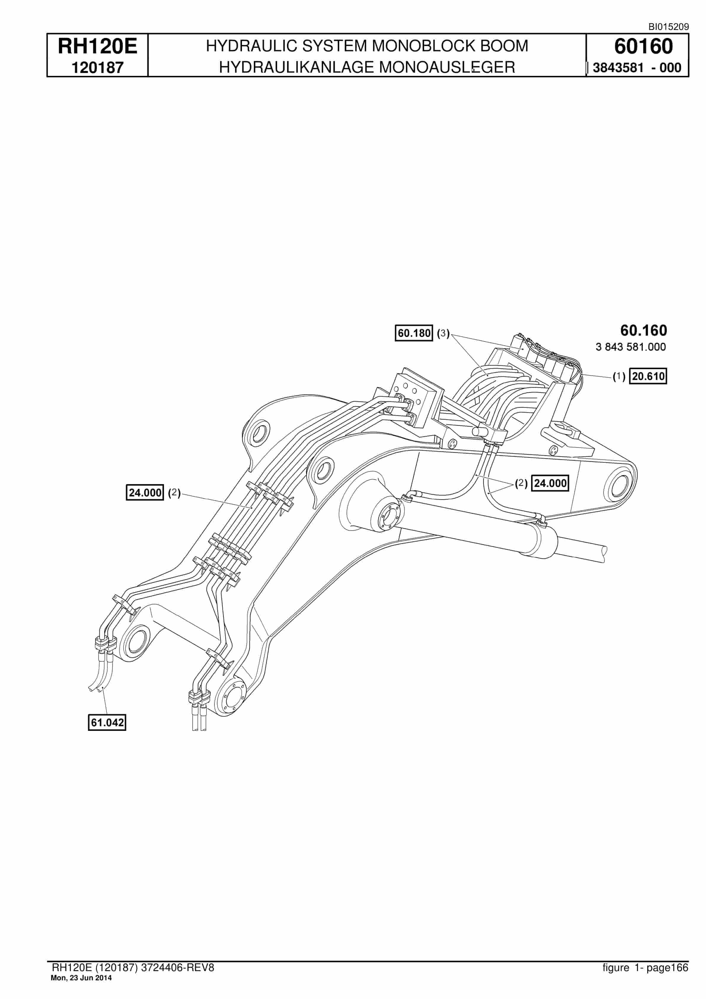 Caterpillar 6030 Hydraulic Shovel Spare Parts Manual BI015209-4