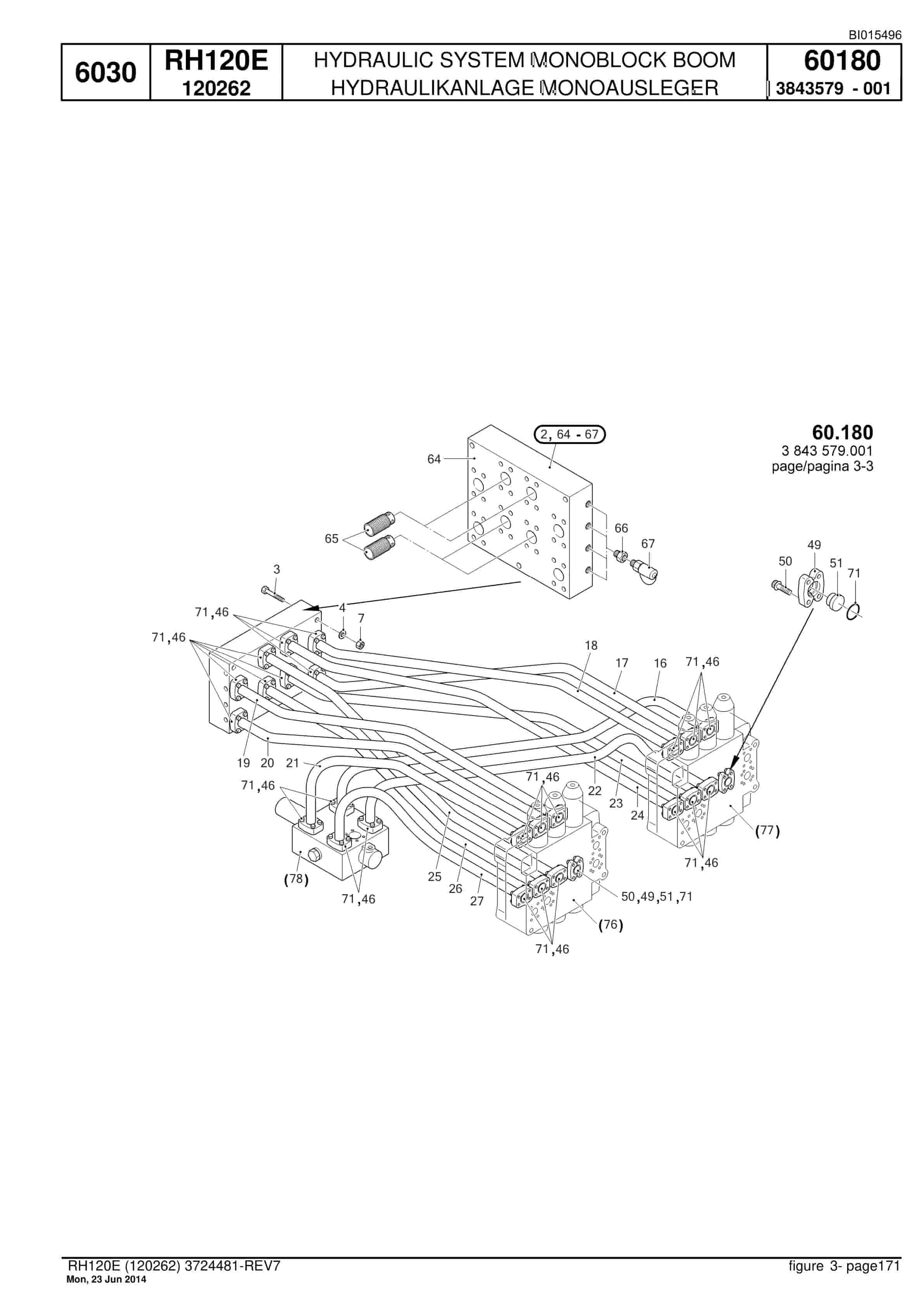 Caterpillar 6030 Hydraulic Shovel Spare Parts Manual BI015496-4