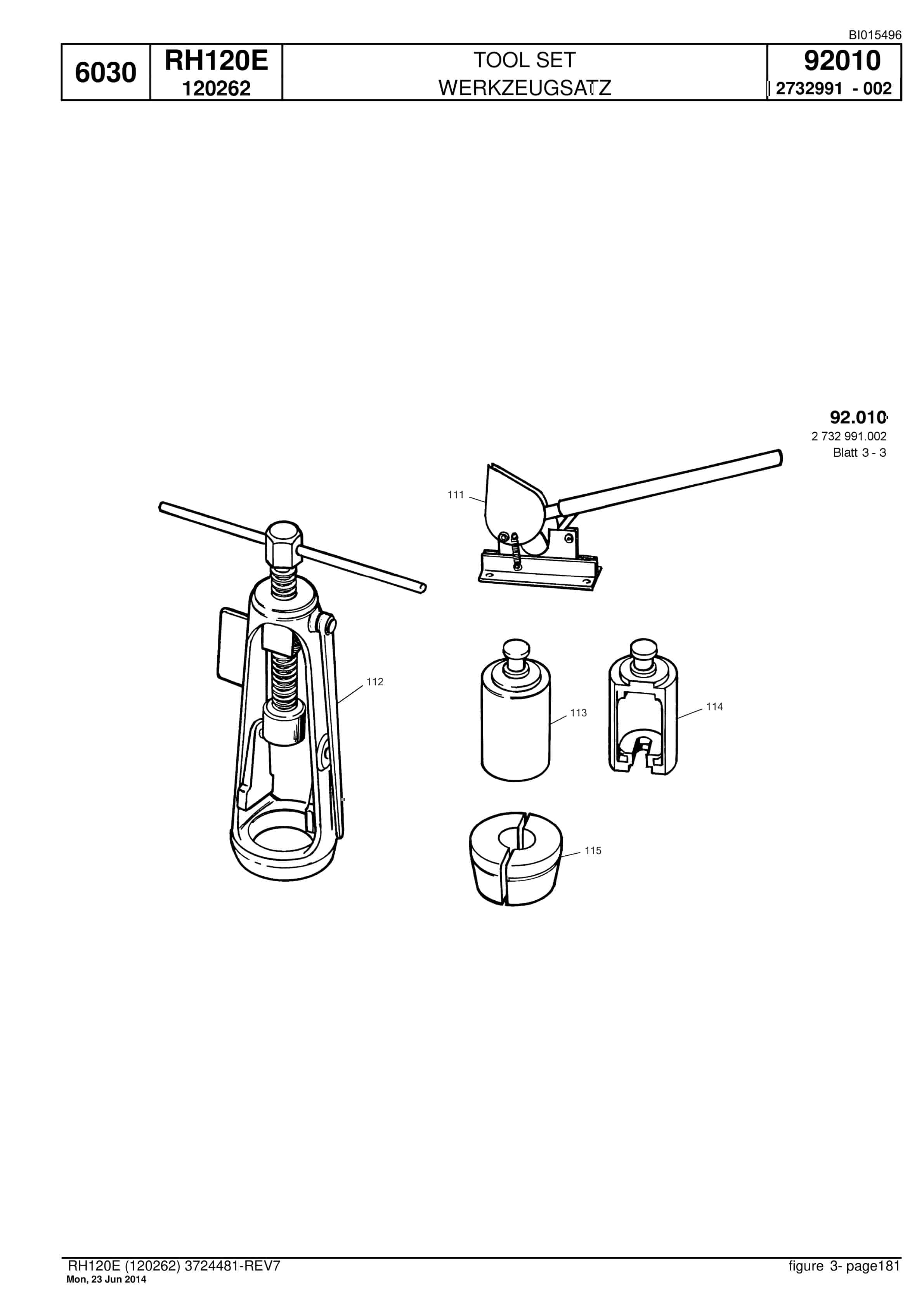 Caterpillar 6030 Hydraulic Shovel Spare Parts Manual BI015496-5
