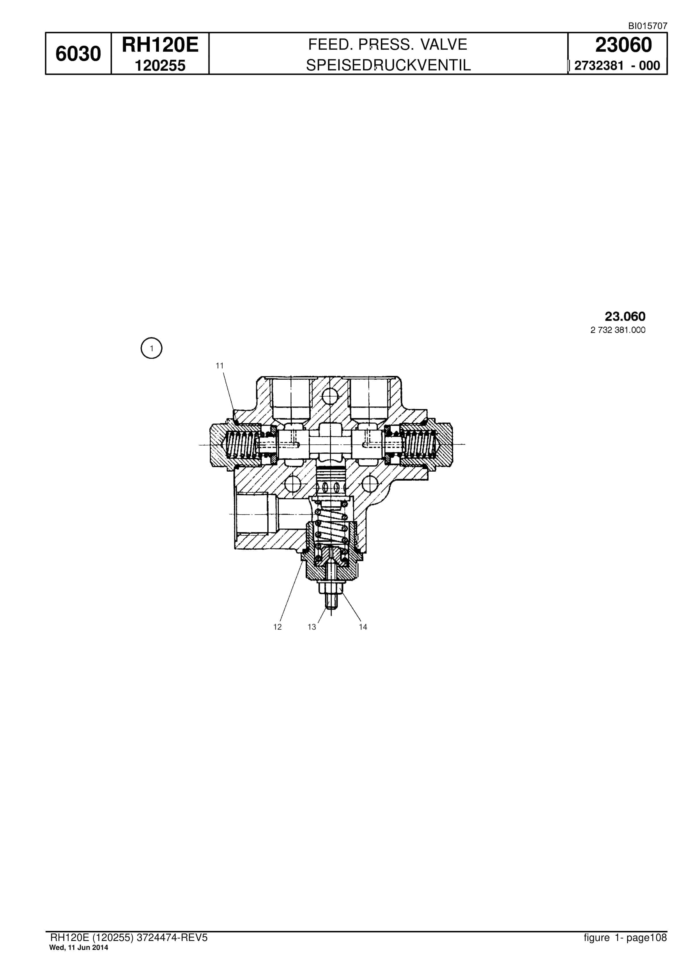 Caterpillar 6030 Hydraulic Shovel Spare Parts Manual BI015707-2