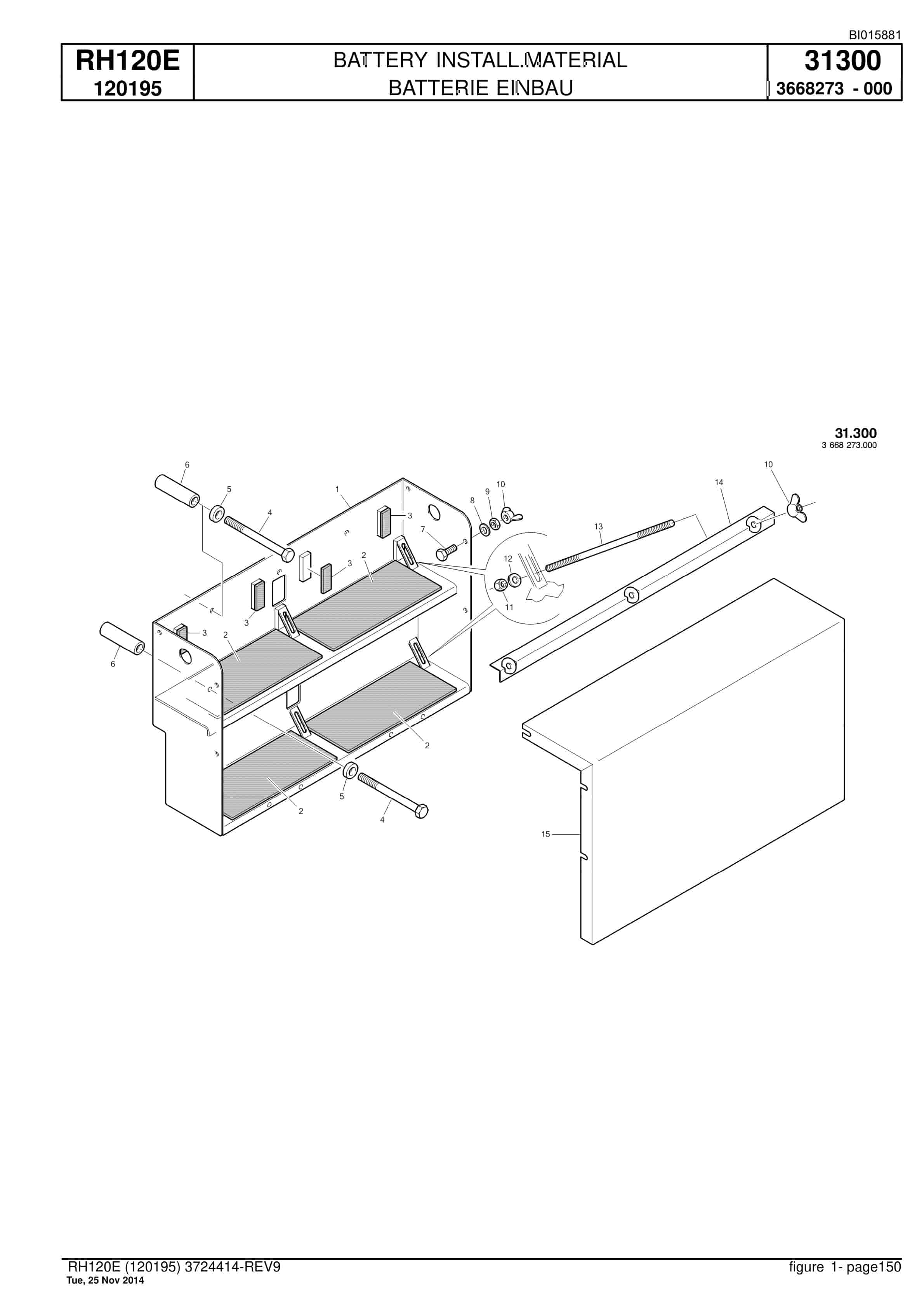 Caterpillar 6030 Hydraulic Shovel Spare Parts Manual BI015881-3