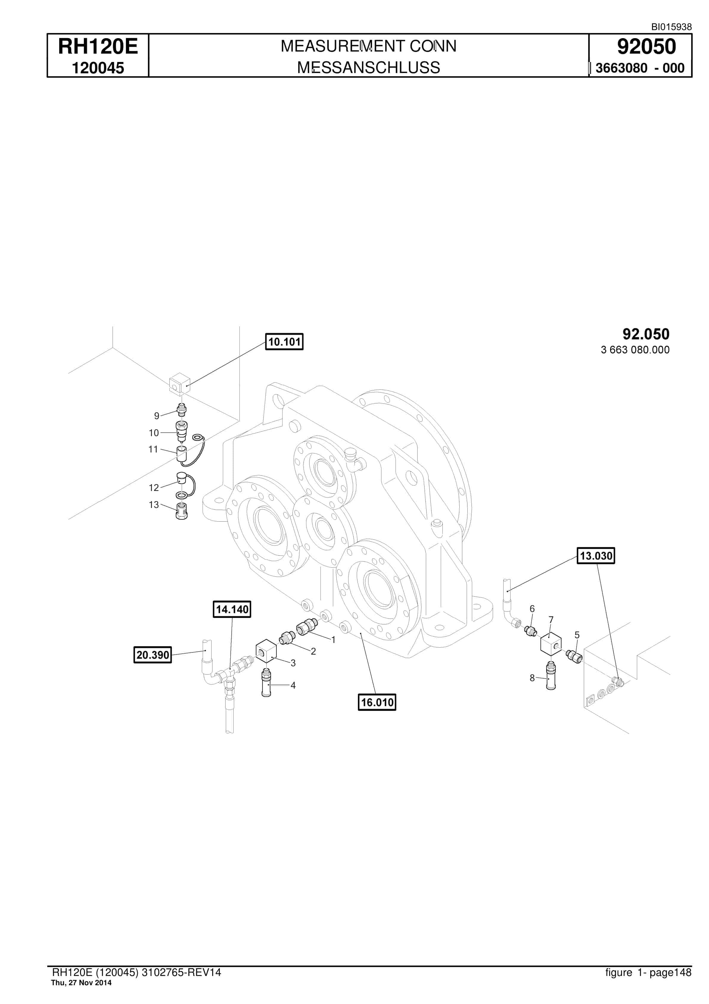 Caterpillar 6030 Hydraulic Shovel Spare Parts Manual BI015938-5