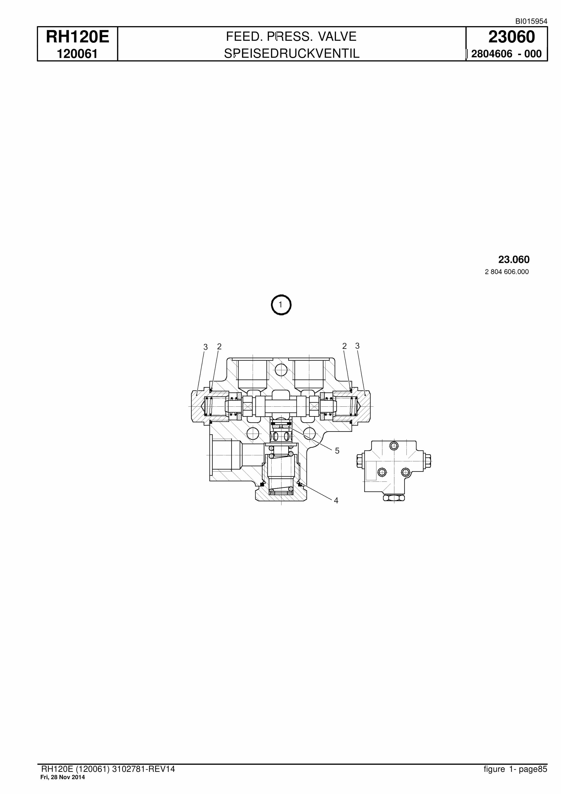 Caterpillar 6030 Hydraulic Shovel Spare Parts Manual BI015954-2